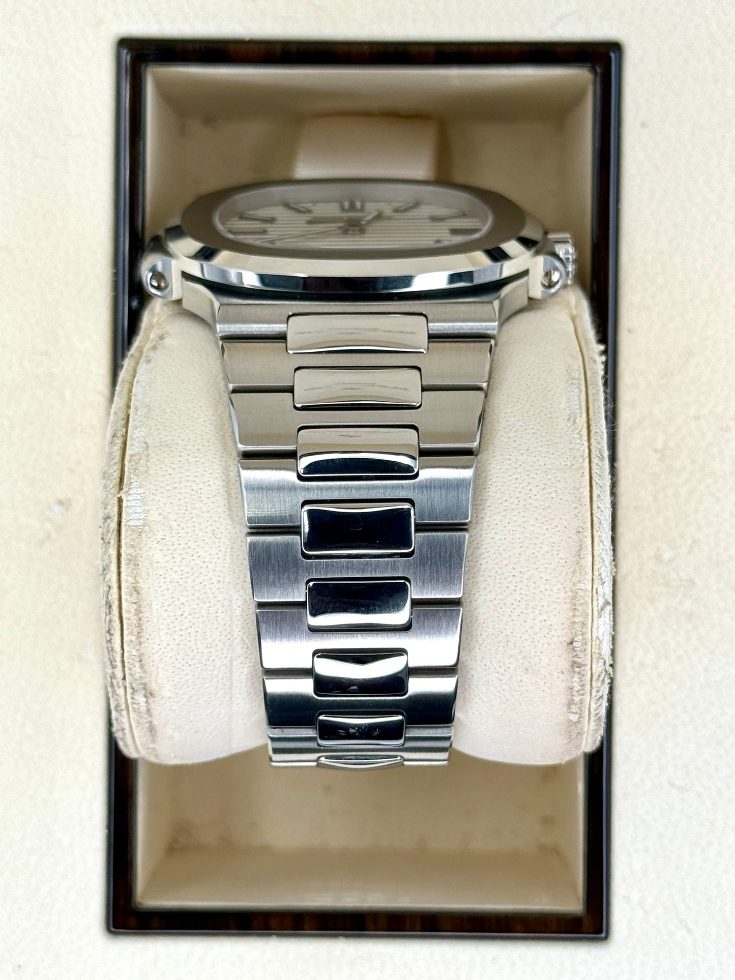 2015 Patek Philippe Nautilus 40mm 5711/1A Stainless Steel White Dial - MyWatchLLC