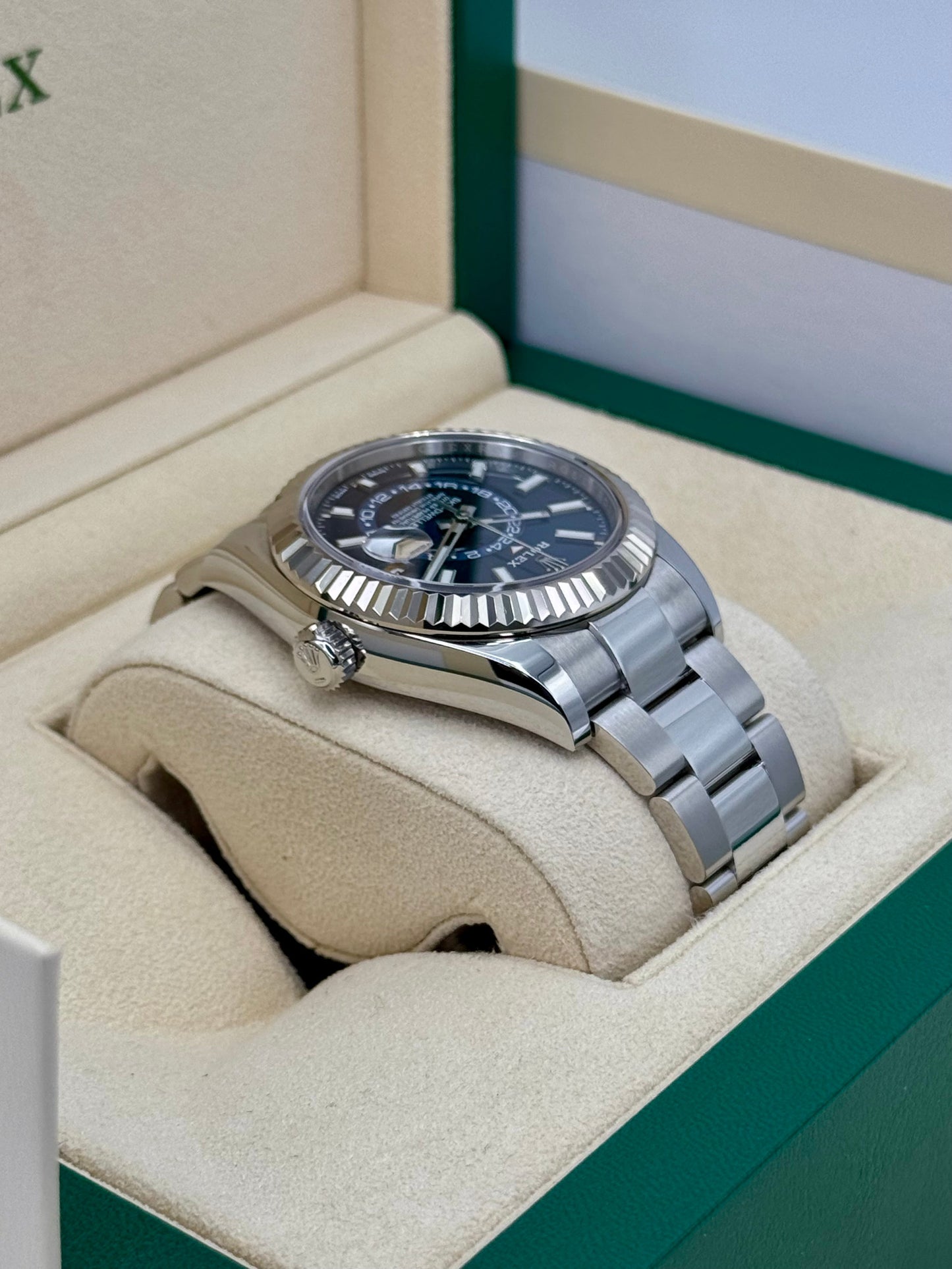 2022 Rolex Sky-Dweller 42mm 326934 Oyster Blue Dial - MyWatchLLC