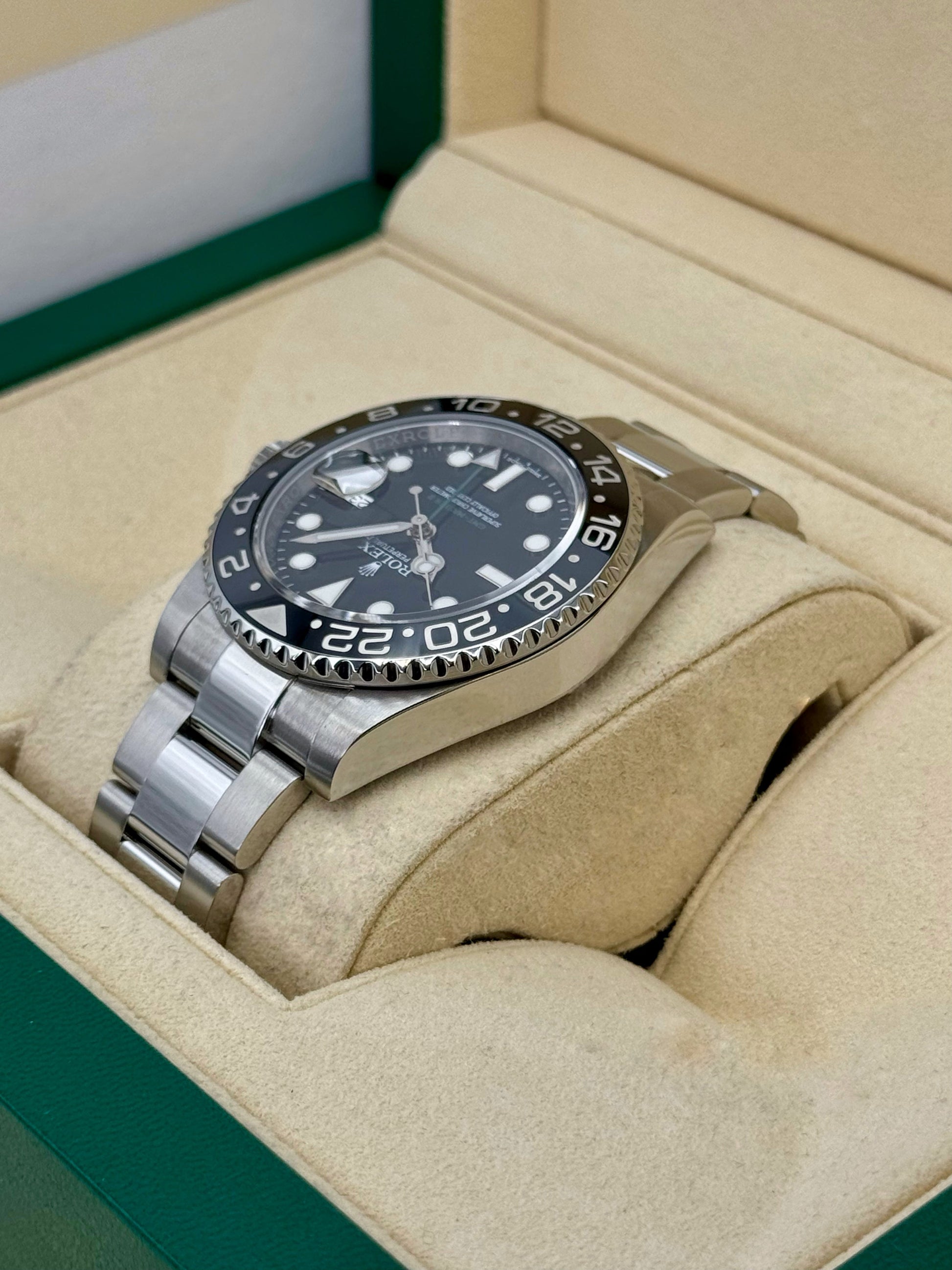 2017 Rolex GMT-Master II 40mm 116710LN Stainless Steel Black Dial - MyWatchLLC