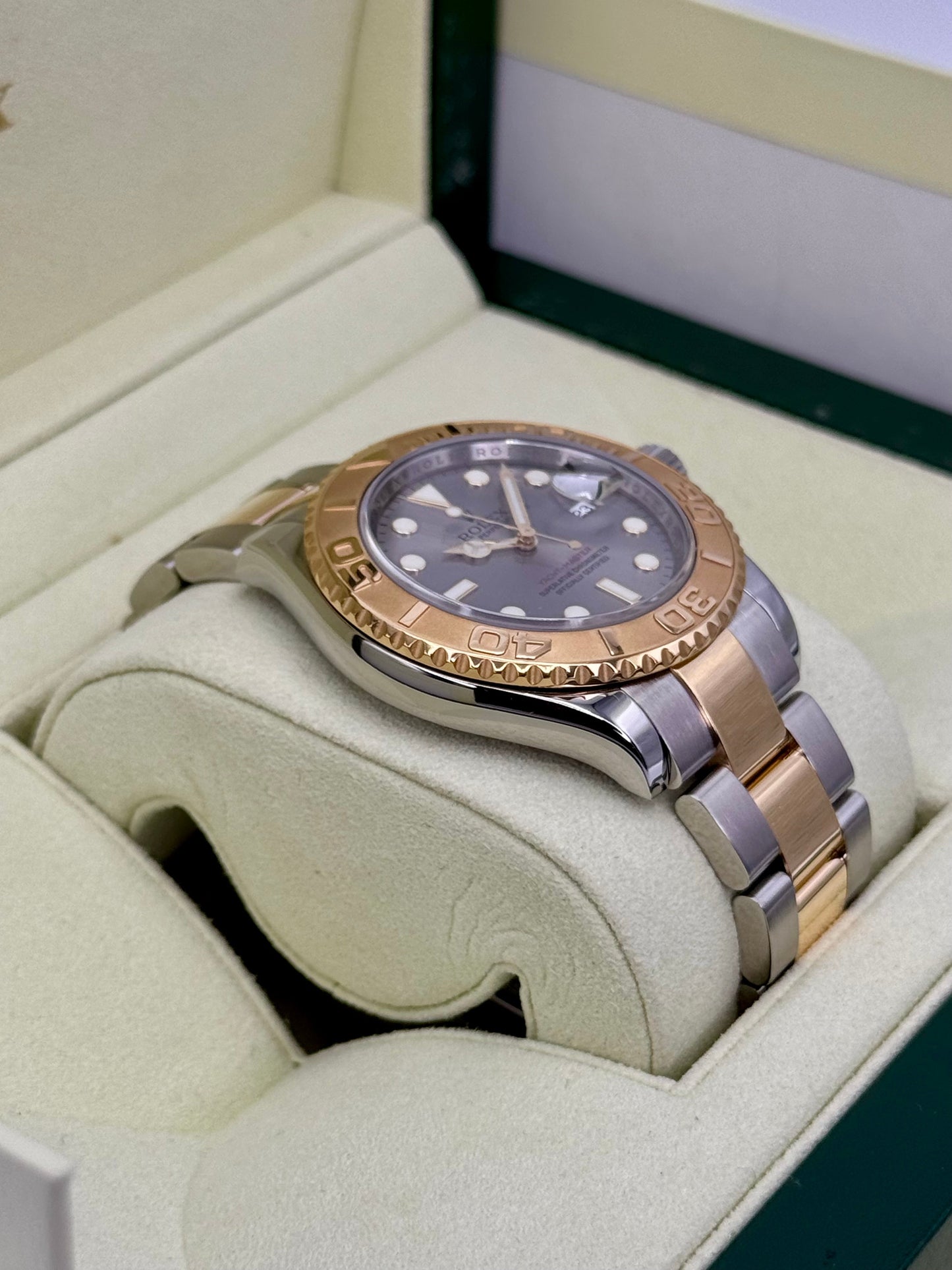 2010 Rolex Yacht-Master 40mm 16623 Two-Tone Rhodium Dial - MyWatchLLC