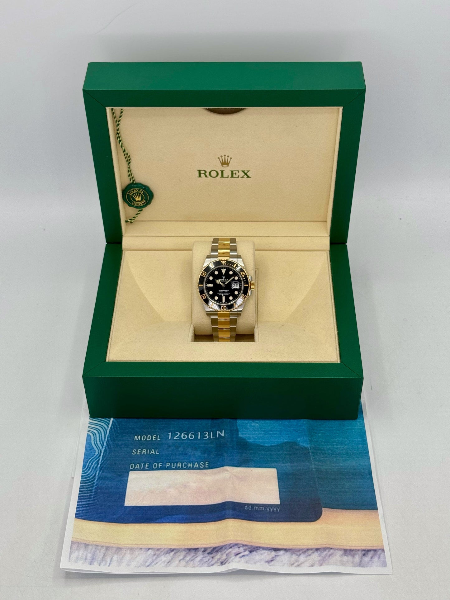 2020 Rolex Submariner 41mm 126613LN Two-Tone Black Dial - MyWatchLLC
