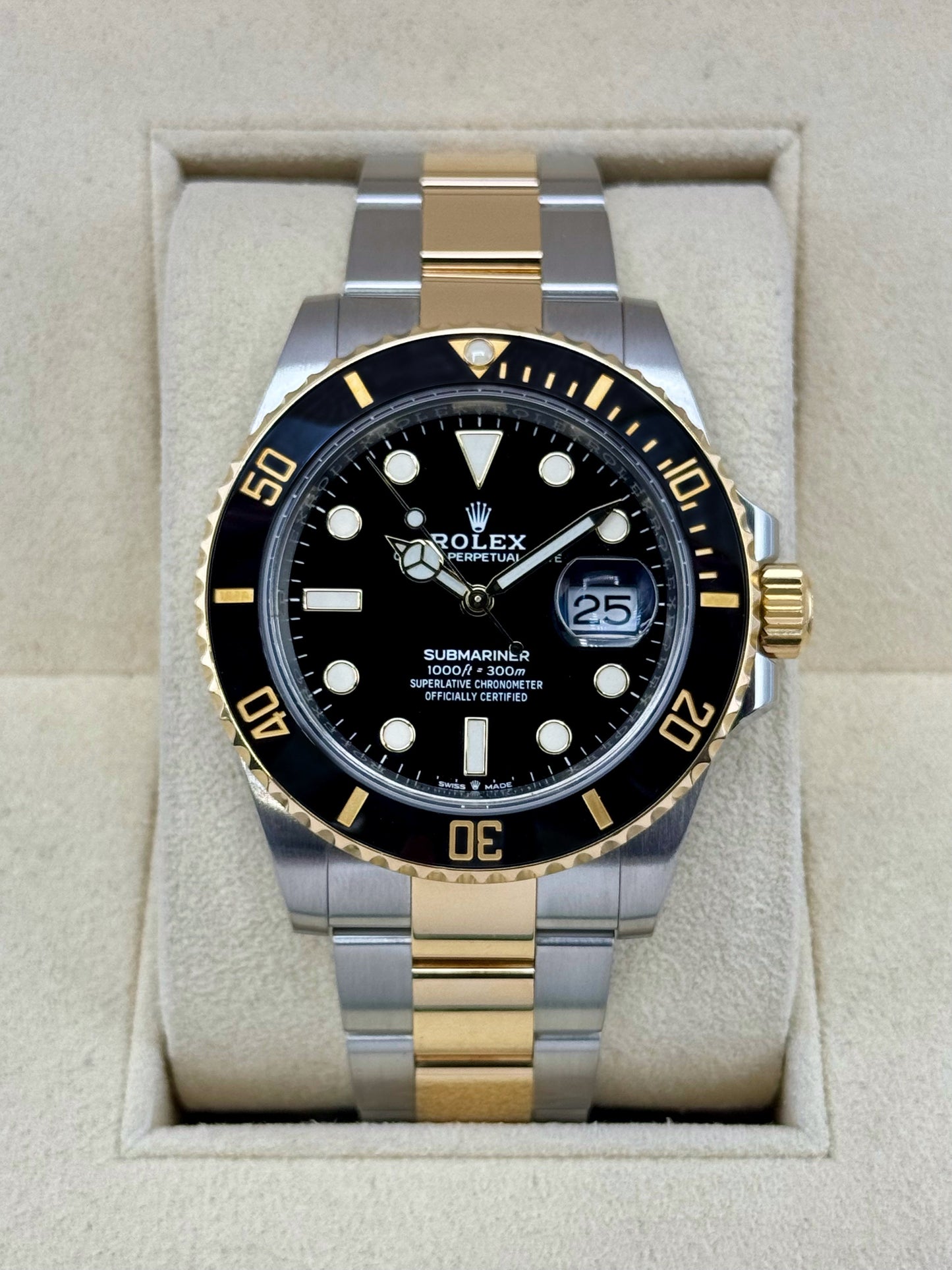 2020 Rolex Submariner 41mm 126613LN Two-Tone Black Dial - MyWatchLLC