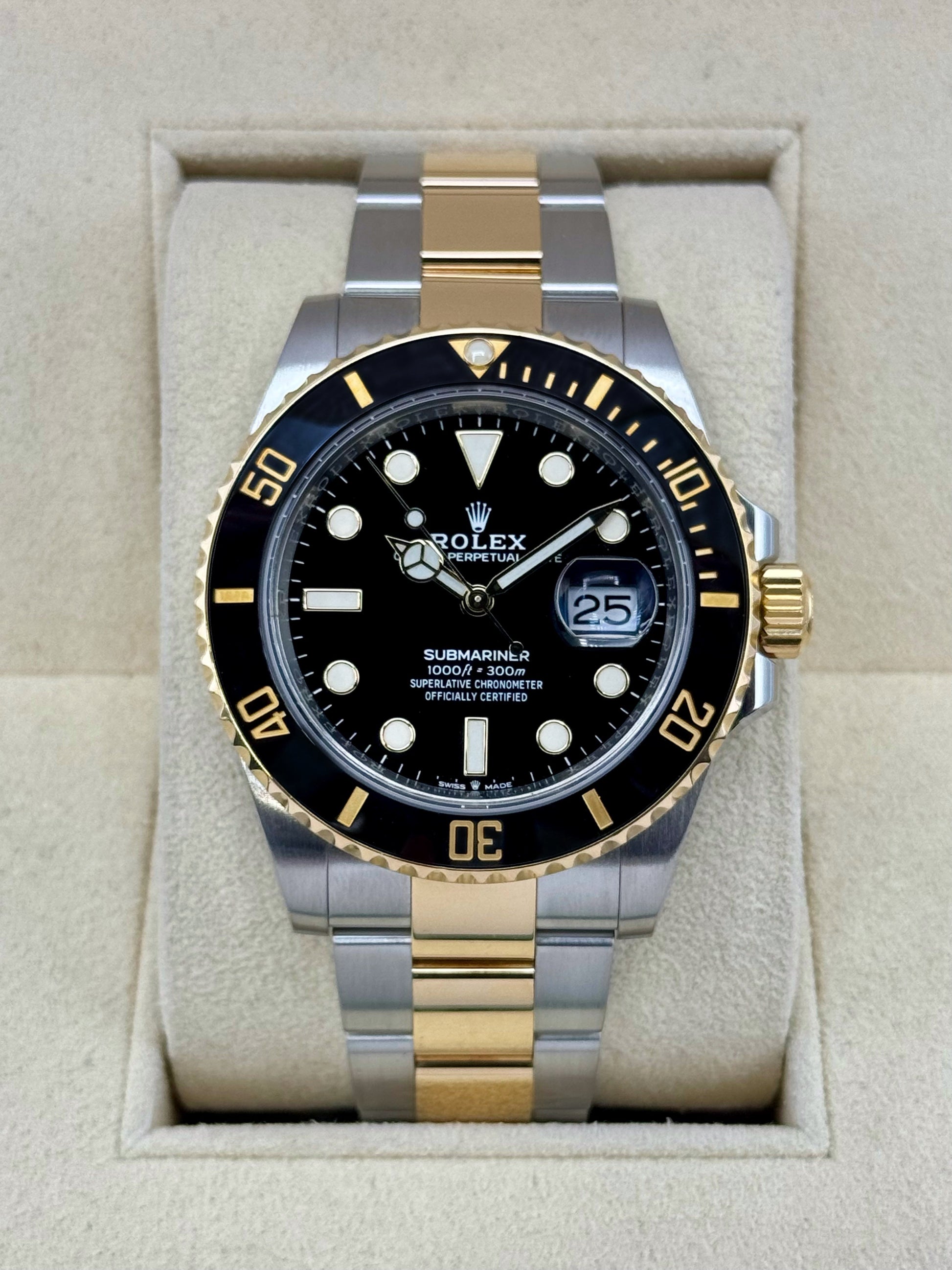 2020 Rolex Submariner 41mm 126613LN Two-Tone Black Dial - MyWatchLLC