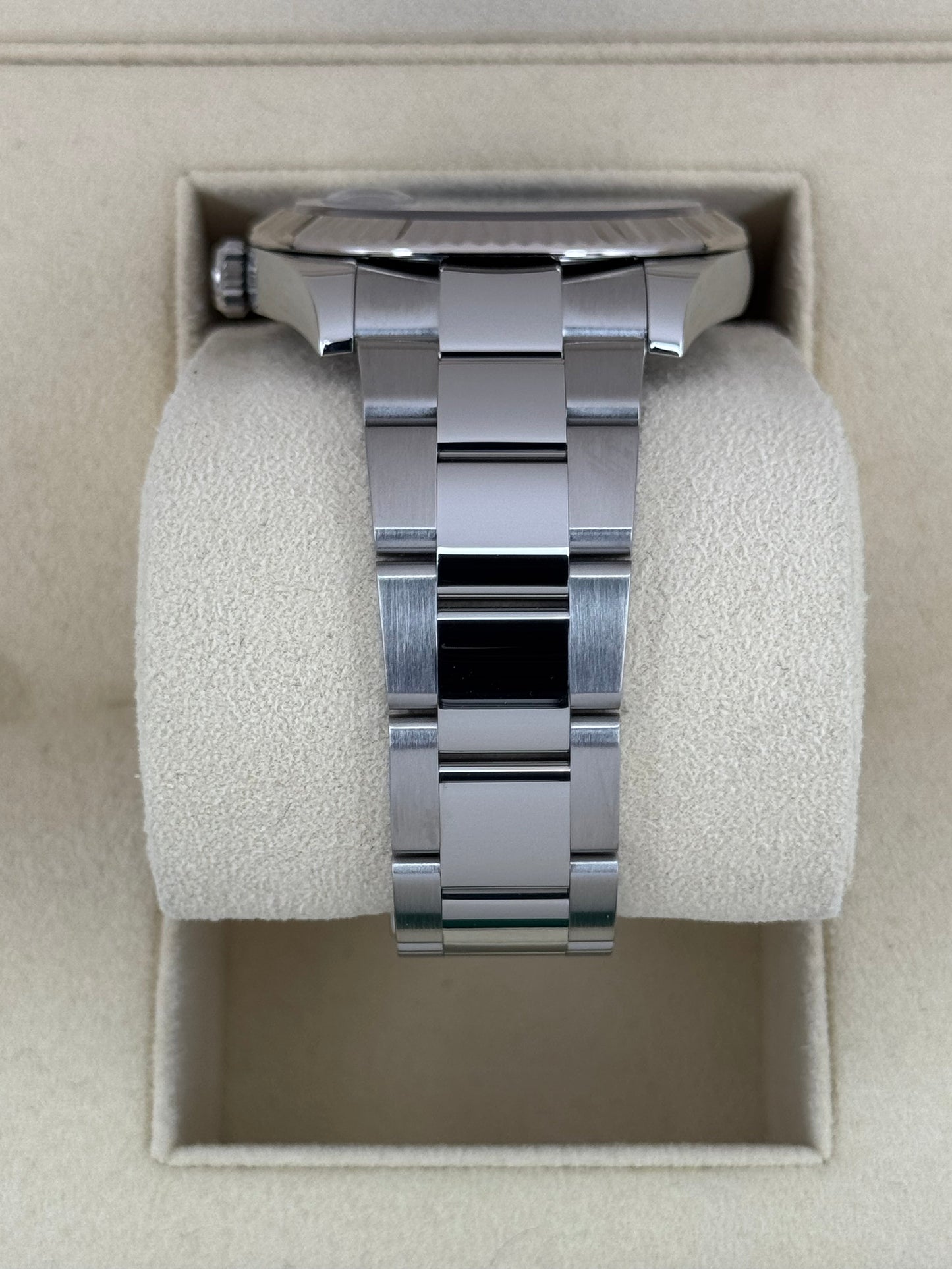 2021 Rolex Datejust 41mm 126334 Stainless Steel Oyster Blue Diamond Dial - MyWatchLLC