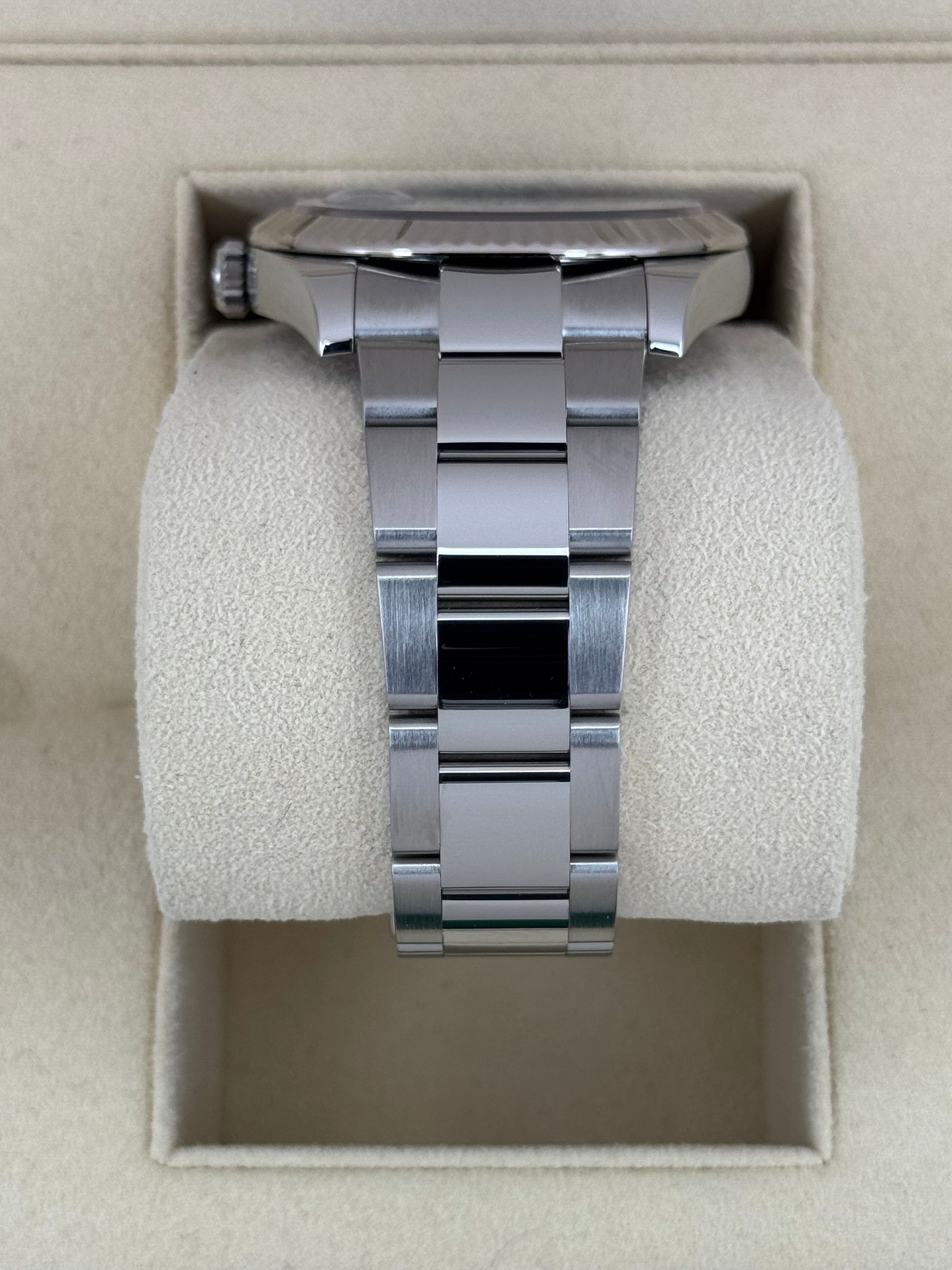 2021 Rolex Datejust 41mm 126334 Stainless Steel Oyster Blue Diamond Dial - MyWatchLLC