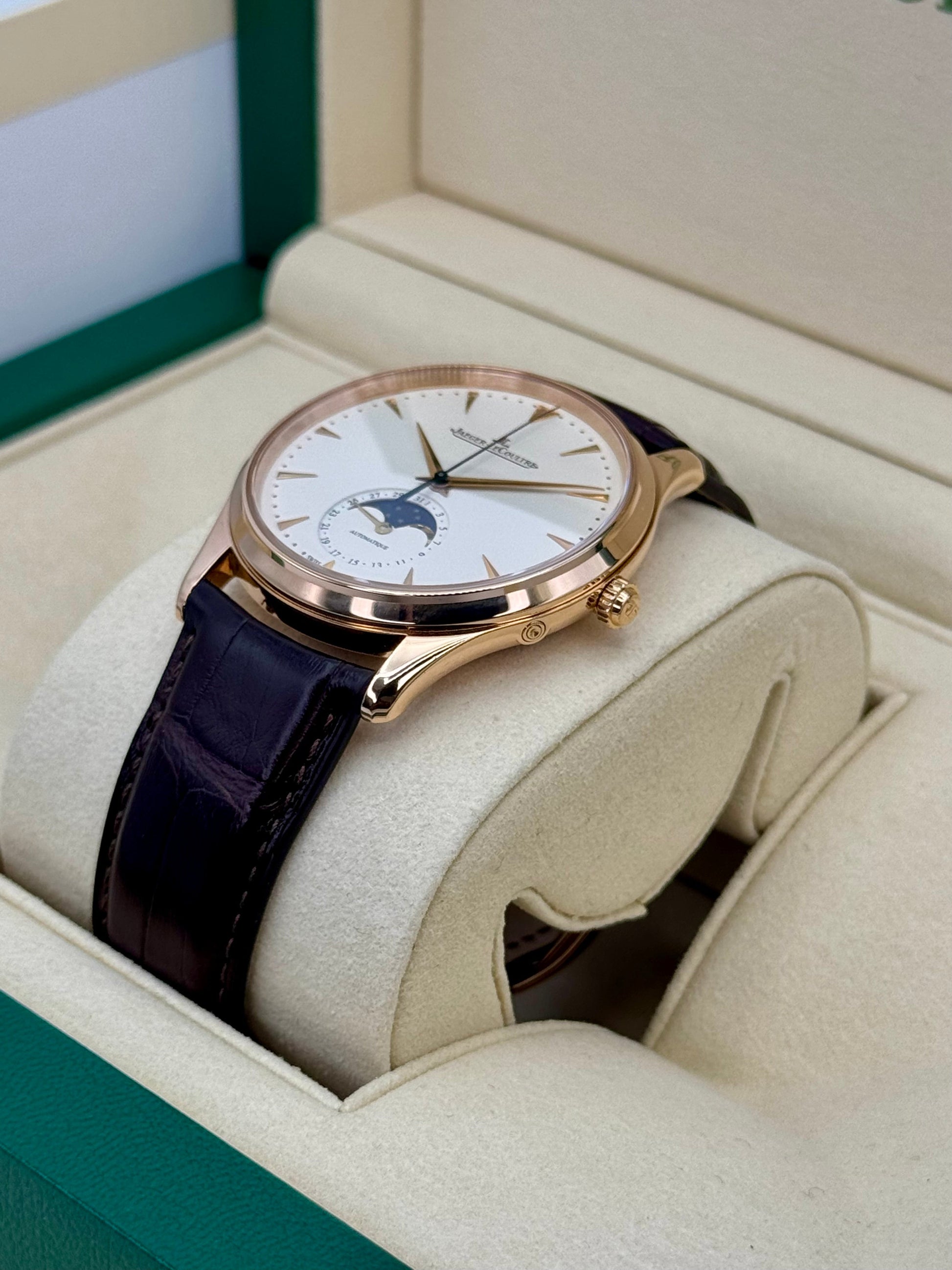 2015 Jaeger-LeCoultre Master Ultra Thin Moon 39mm Q1362520 Beige Dial - MyWatchLLC