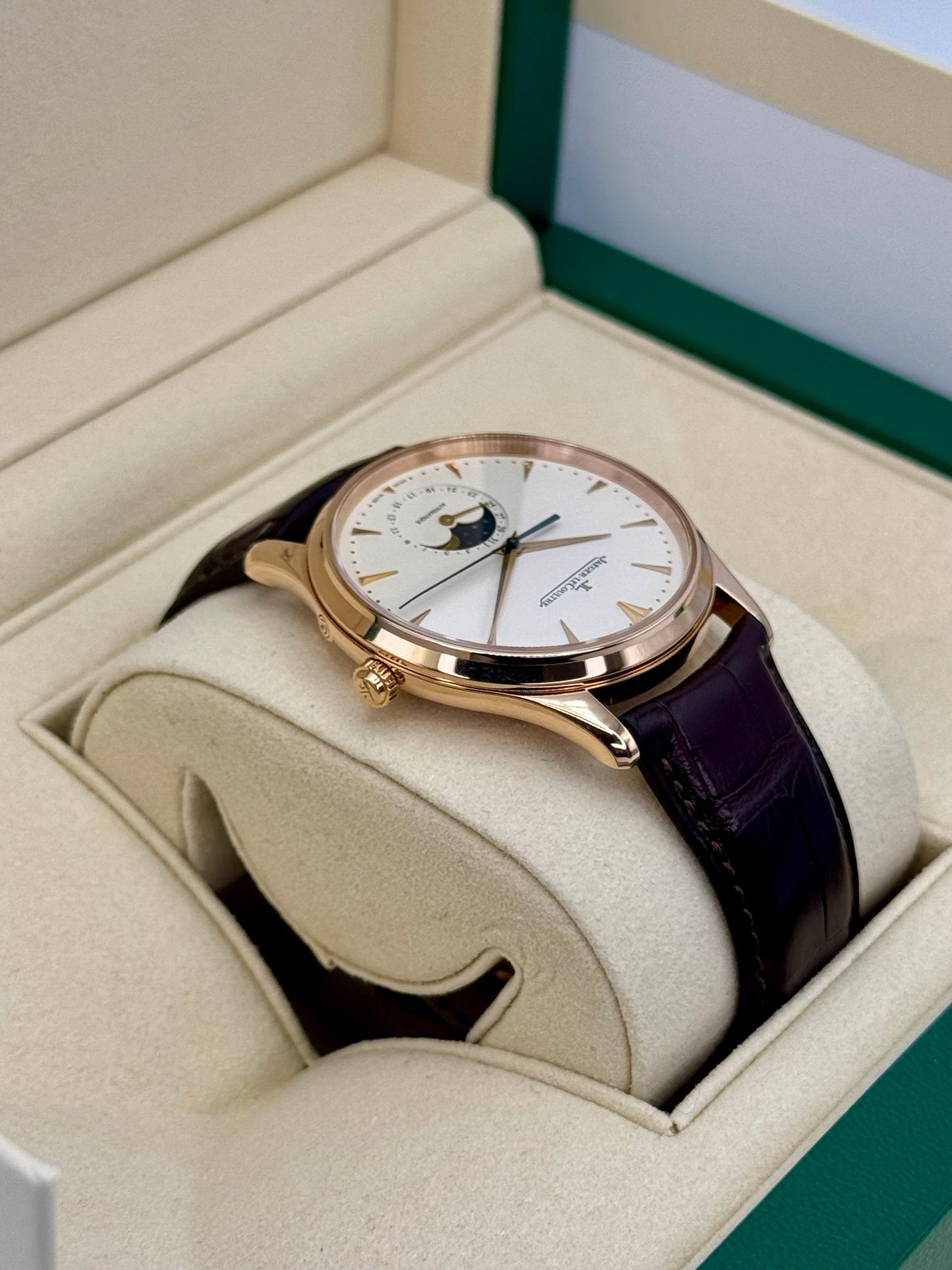 2015 Jaeger-LeCoultre Master Ultra Thin Moon 39mm Q1362520 Beige Dial - MyWatchLLC