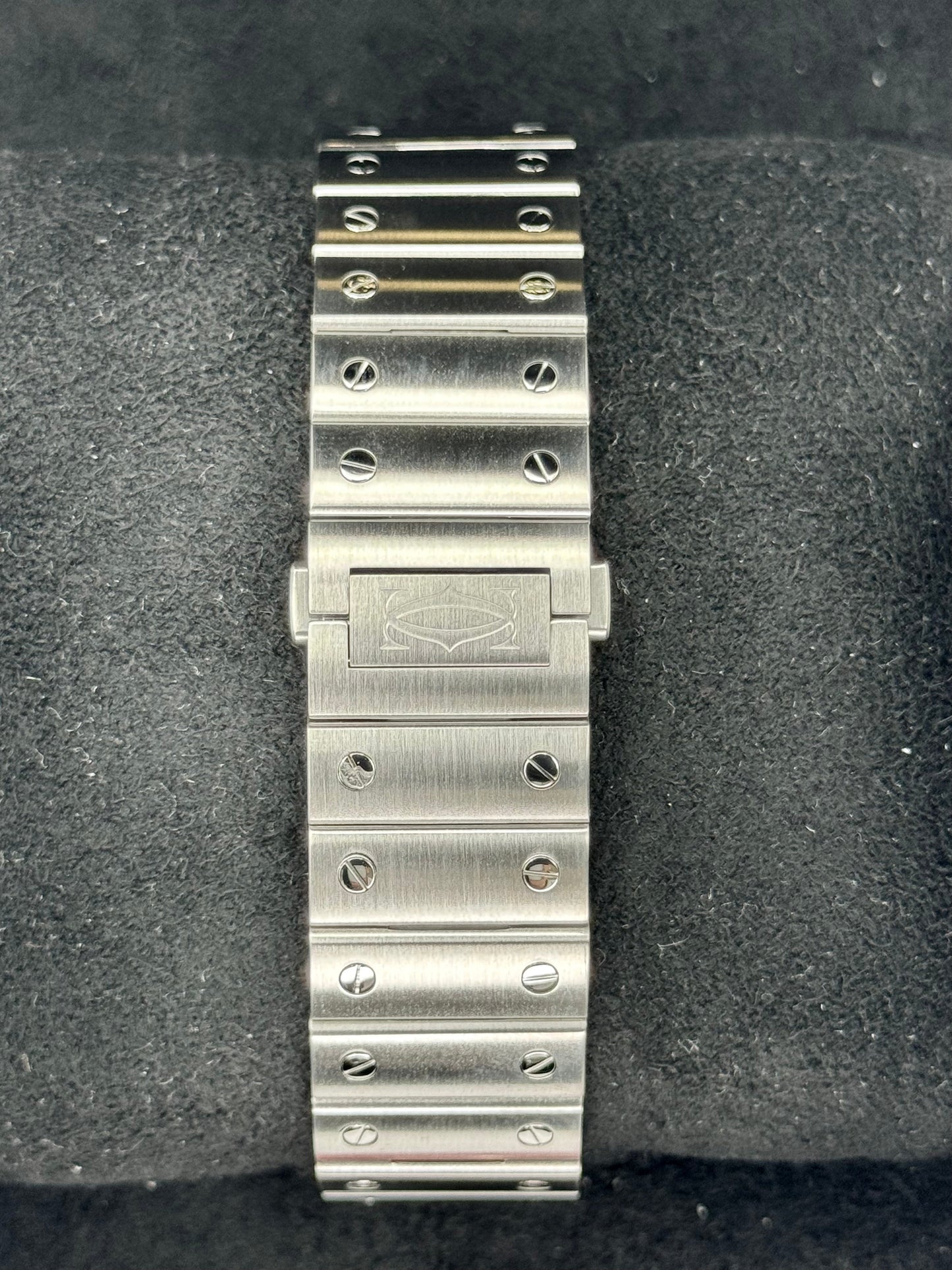 Santos De Cartier 39.8mm WSSA0018 Stainless Steel White Dial - MyWatchLLC