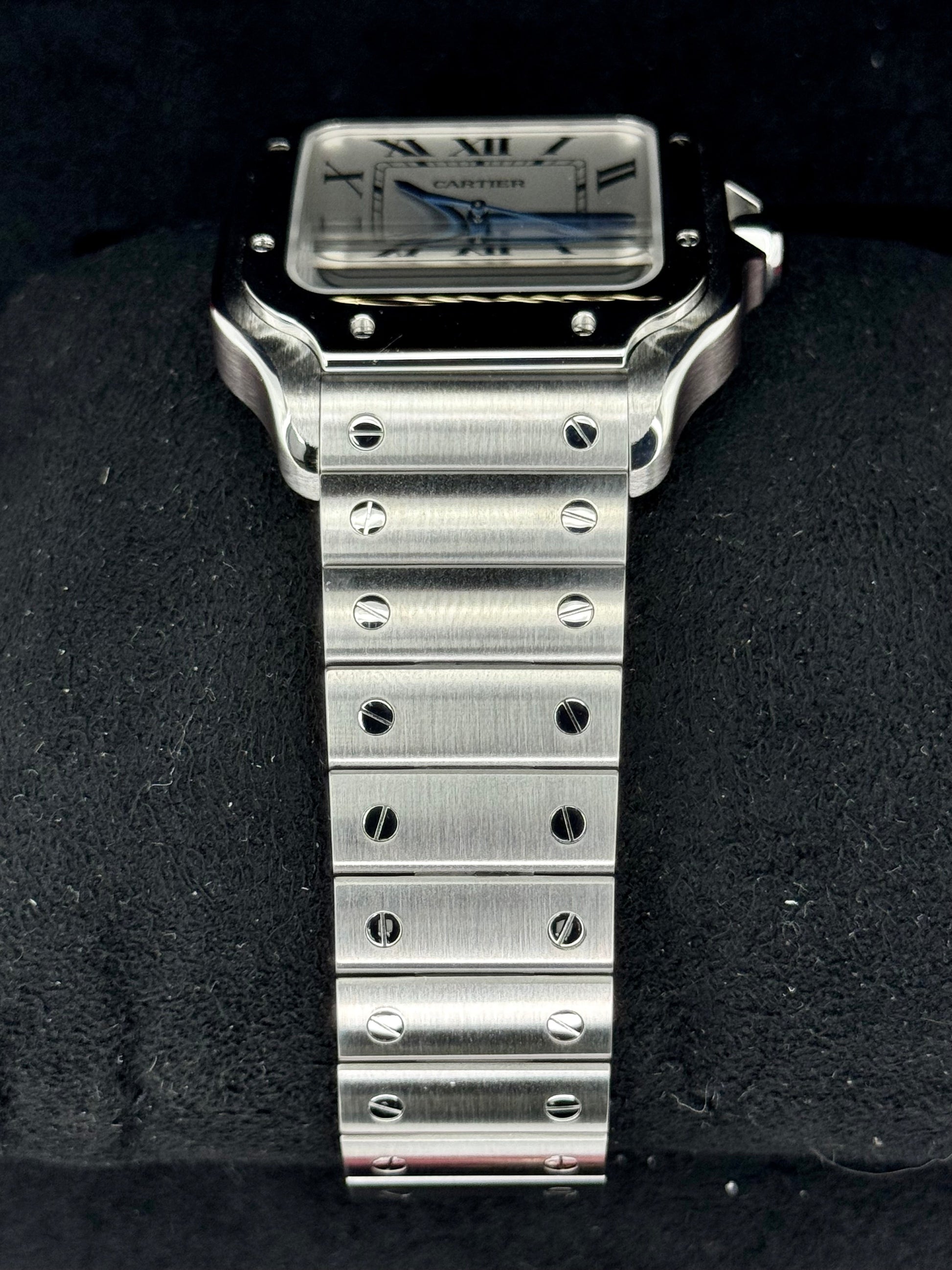 Santos De Cartier 39.8mm WSSA0018 Stainless Steel White Dial - MyWatchLLC