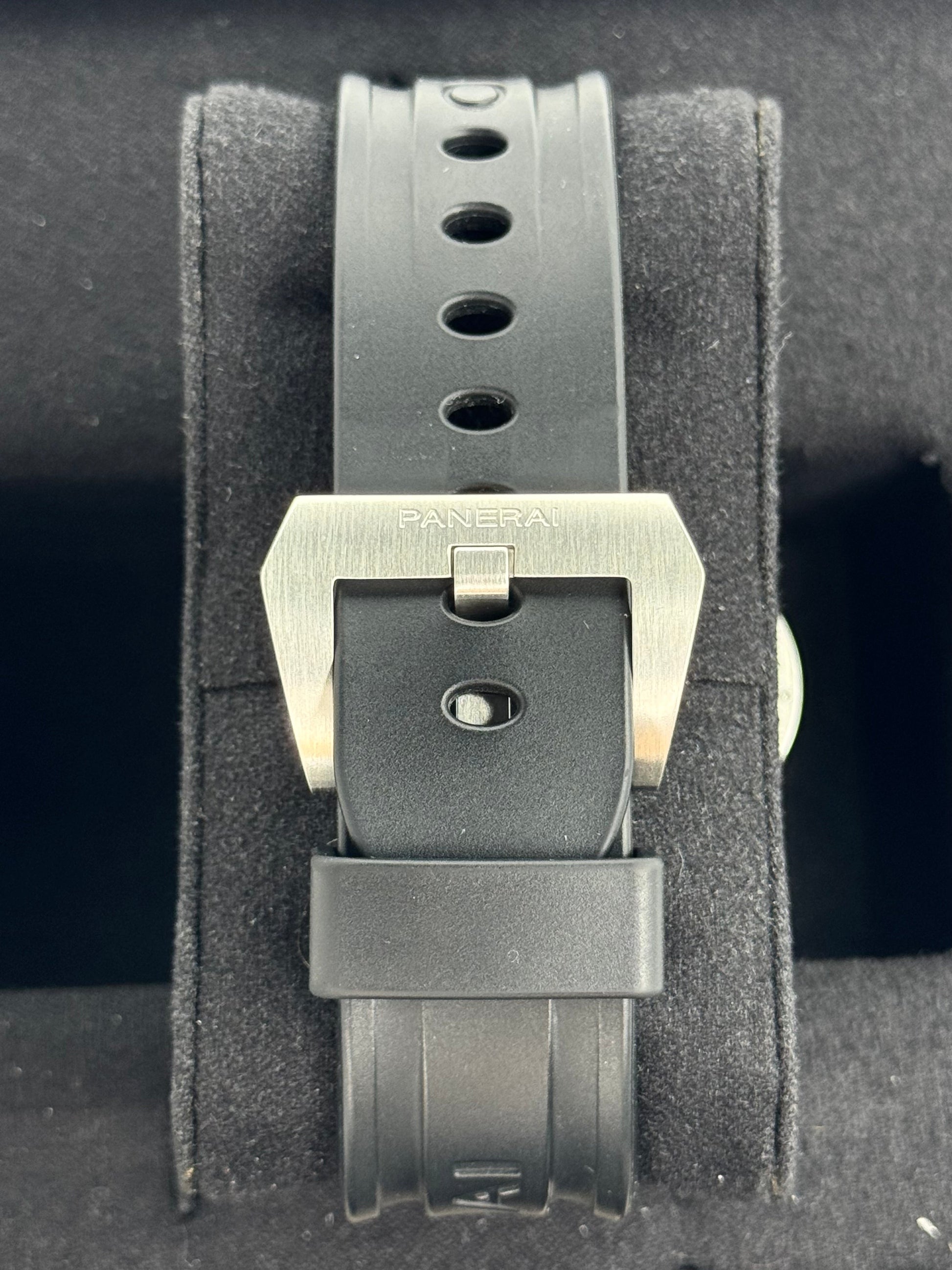 2009 Panerai Luminor 1950 8 Days GMT 44mm PAM00233 Black Dial - MyWatchLLC