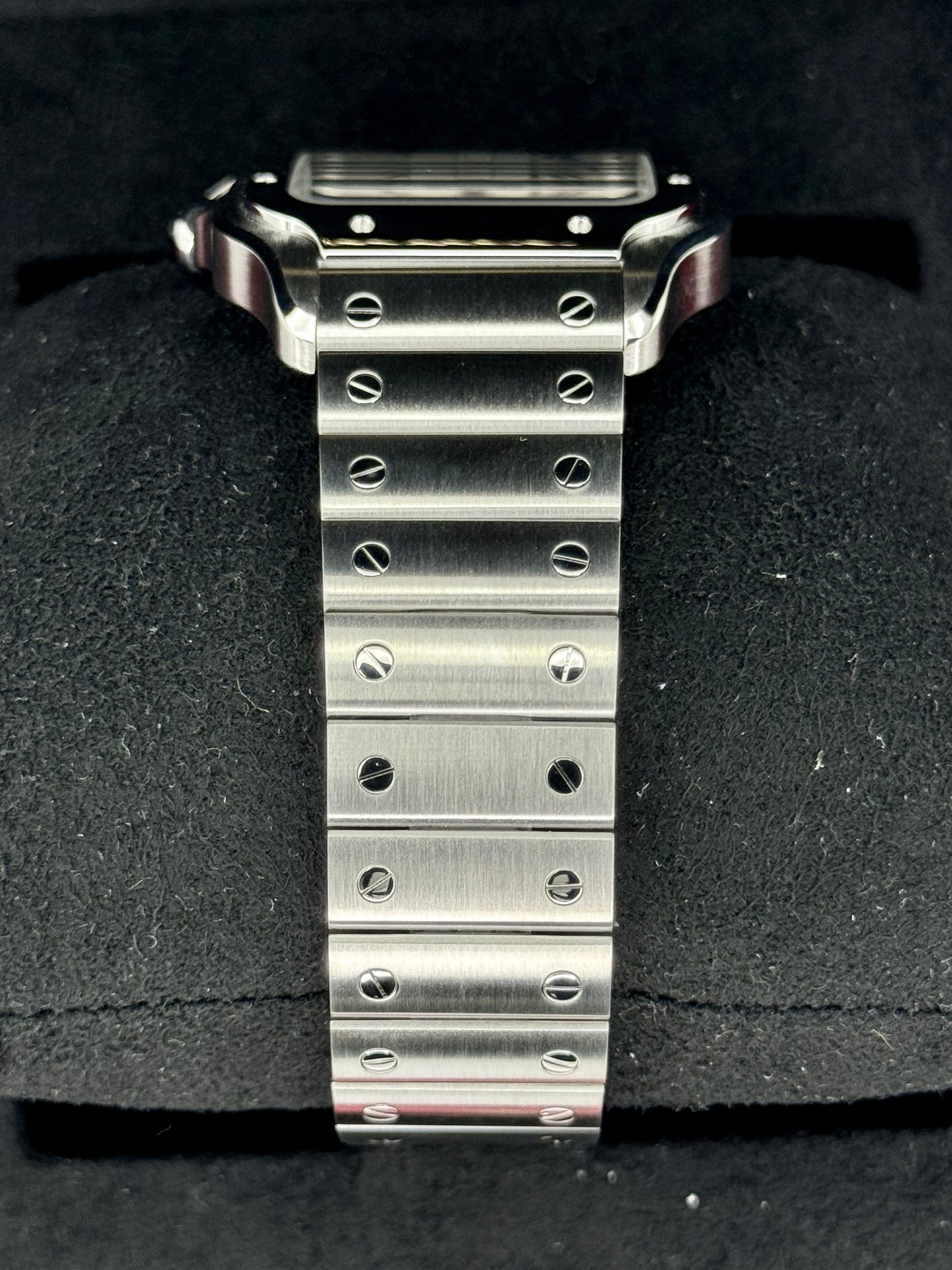 Santos De Cartier 39.8mm WSSA0018 Stainless Steel White Dial - MyWatchLLC