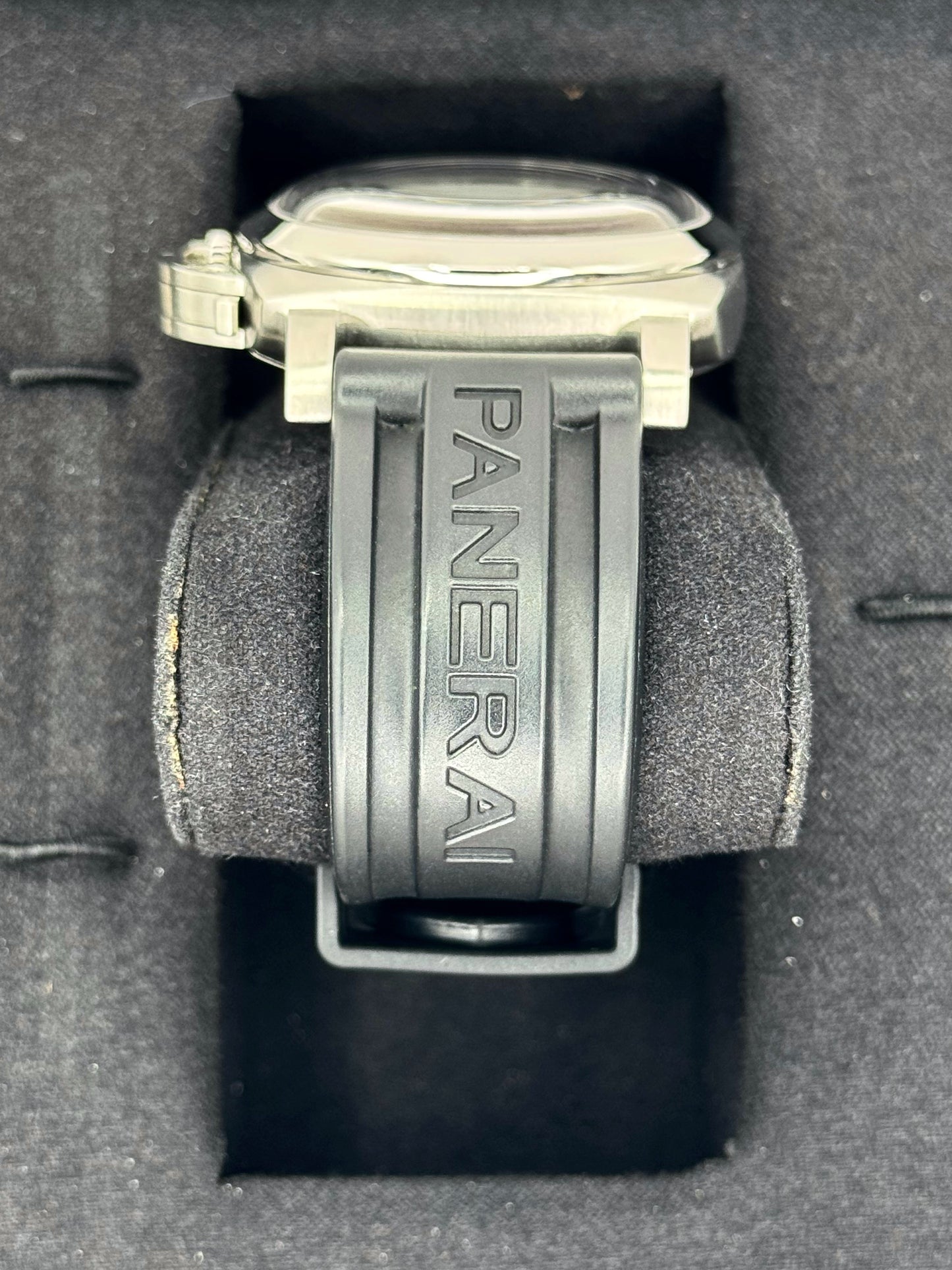 2009 Panerai Luminor 1950 8 Days GMT 44mm PAM00233 Black Dial - MyWatchLLC