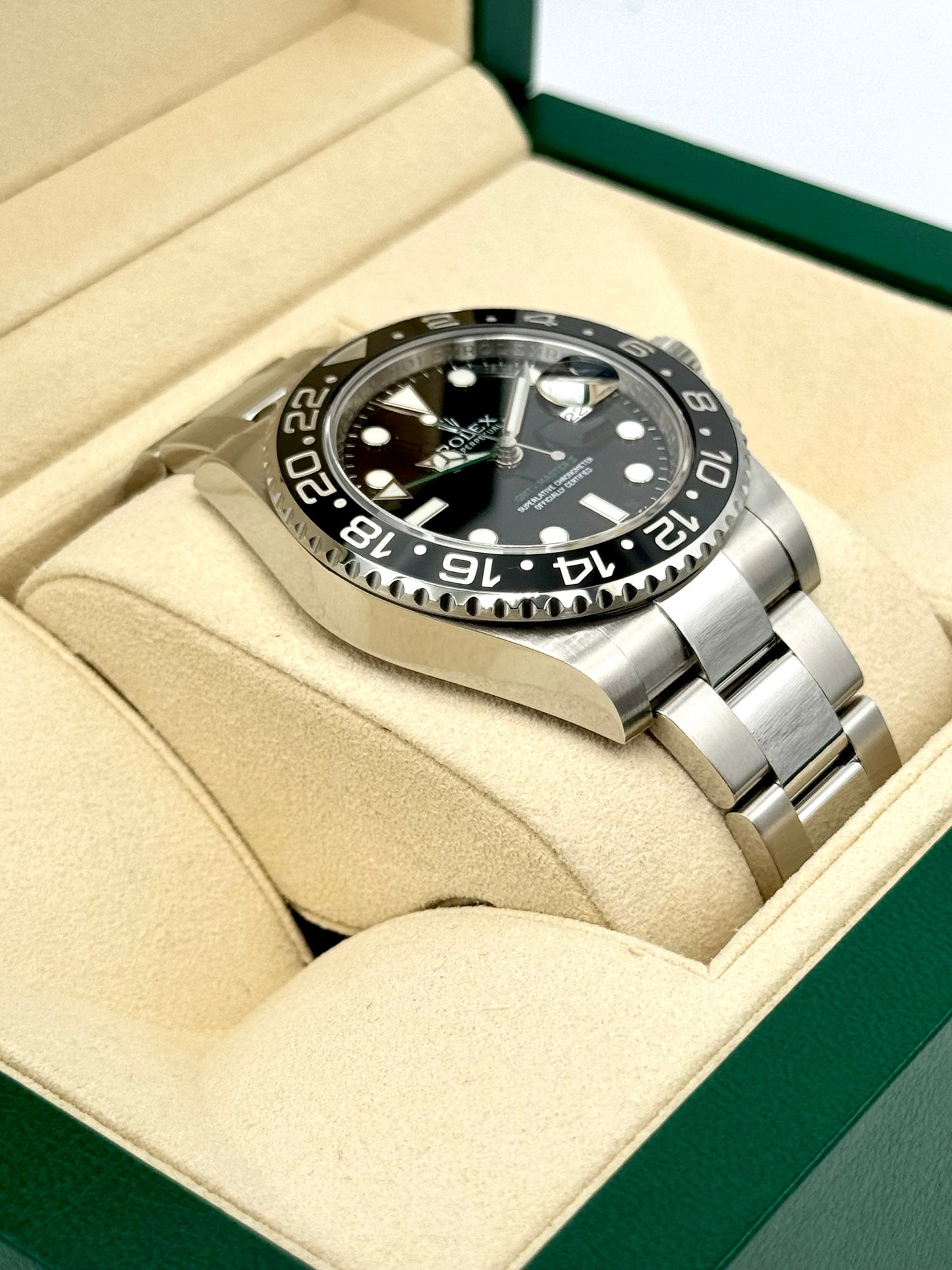 2015 Rolex GMT-Master II 40mm 116710LN Stainless Steel Black Dial - MyWatchLLC