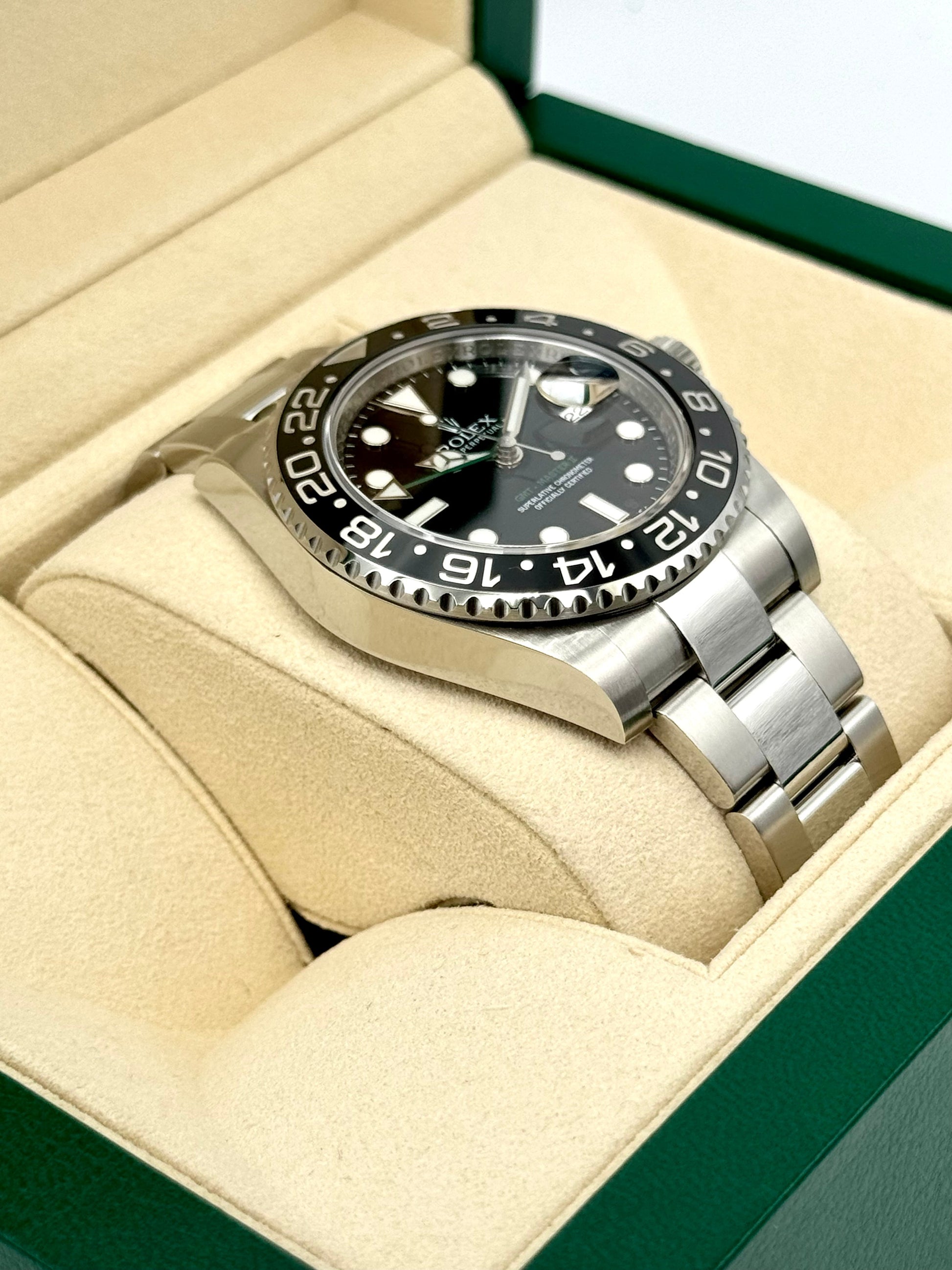2015 Rolex GMT-Master II 40mm 116710LN Stainless Steel Black Dial - MyWatchLLC