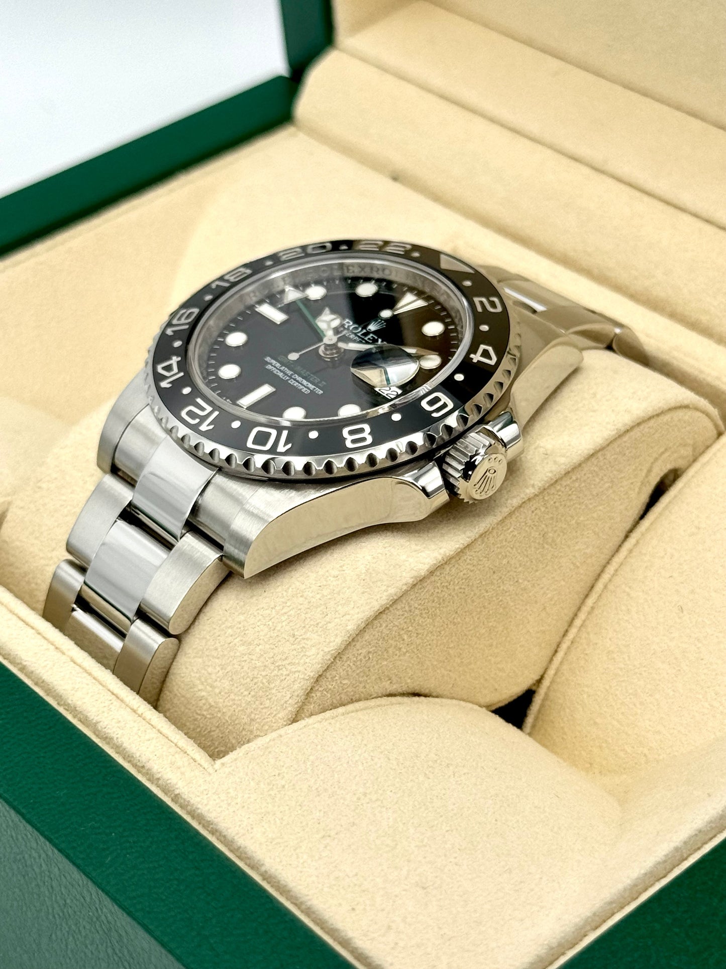 2015 Rolex GMT-Master II 40mm 116710LN Stainless Steel Black Dial - MyWatchLLC