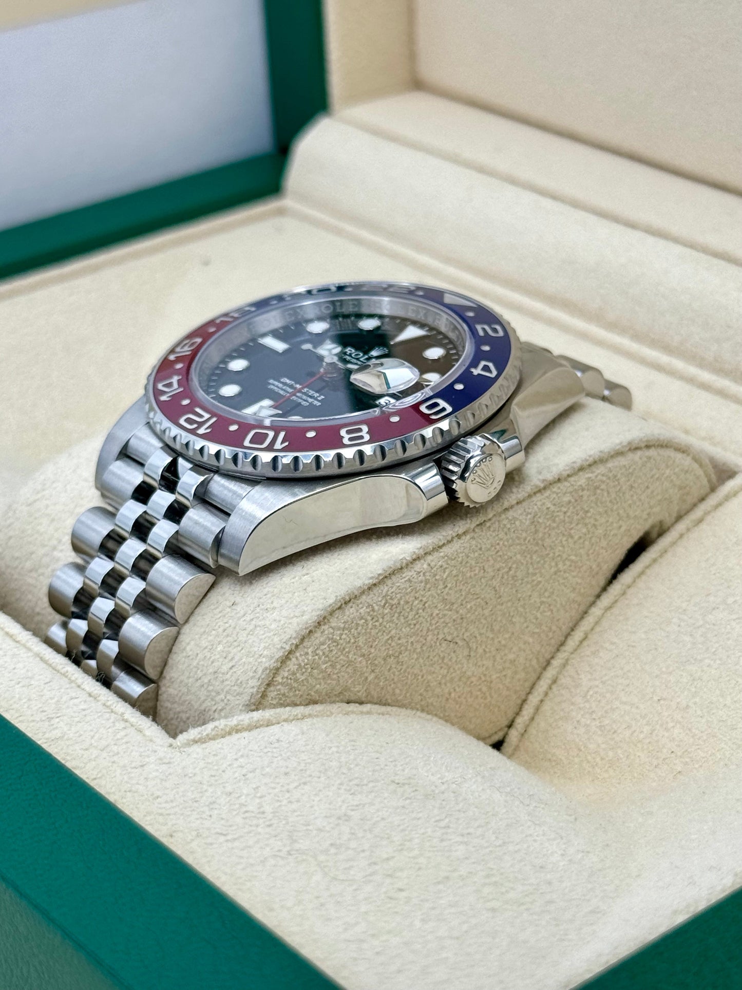 2022 Rolex GMT-Master II "Pepsi" 40mm 126710BLRO Jubilee Black Dial - MyWatchLLC