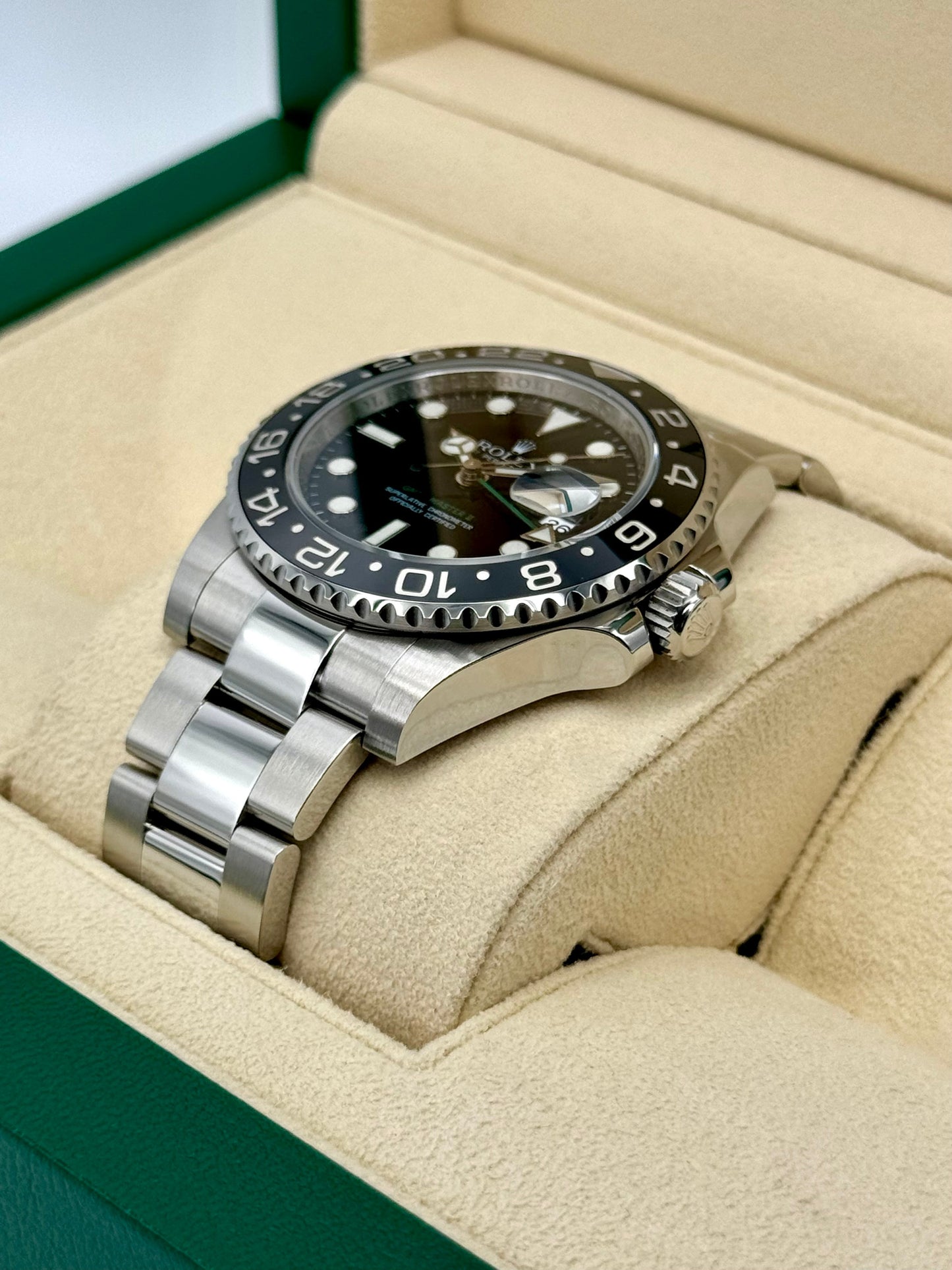 2015 Rolex GMT-Master II 40mm 116710LN Stainless Steel Black Dial - MyWatchLLC