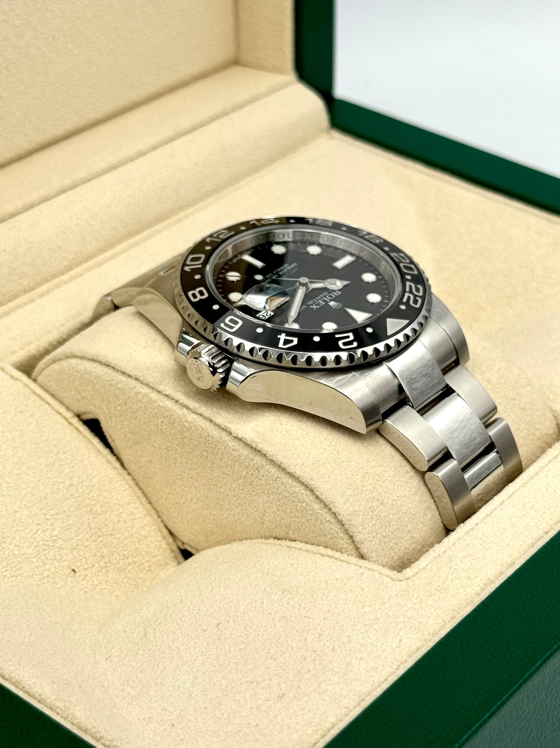 2015 Rolex GMT-Master II 40mm 116710LN Stainless Steel Black Dial - MyWatchLLC