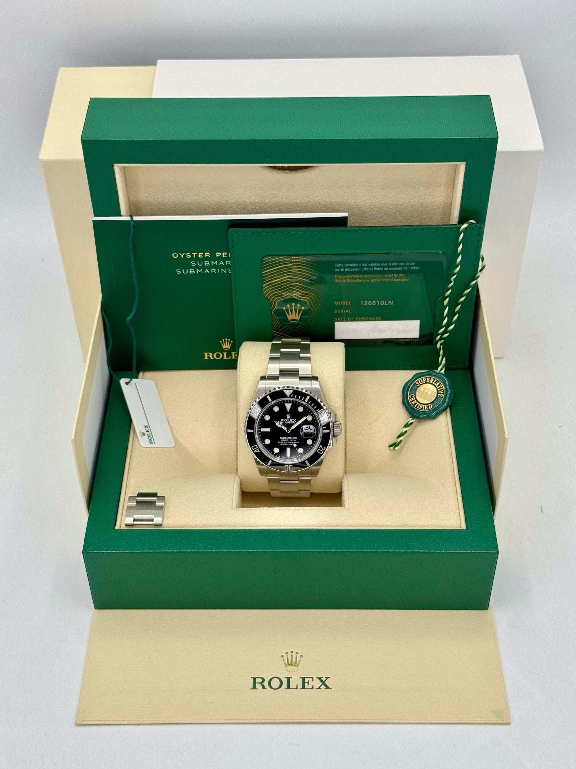 2025 Rolex Submariner 41mm 126610LN Stainless Steel Black Dial - MyWatchLLC