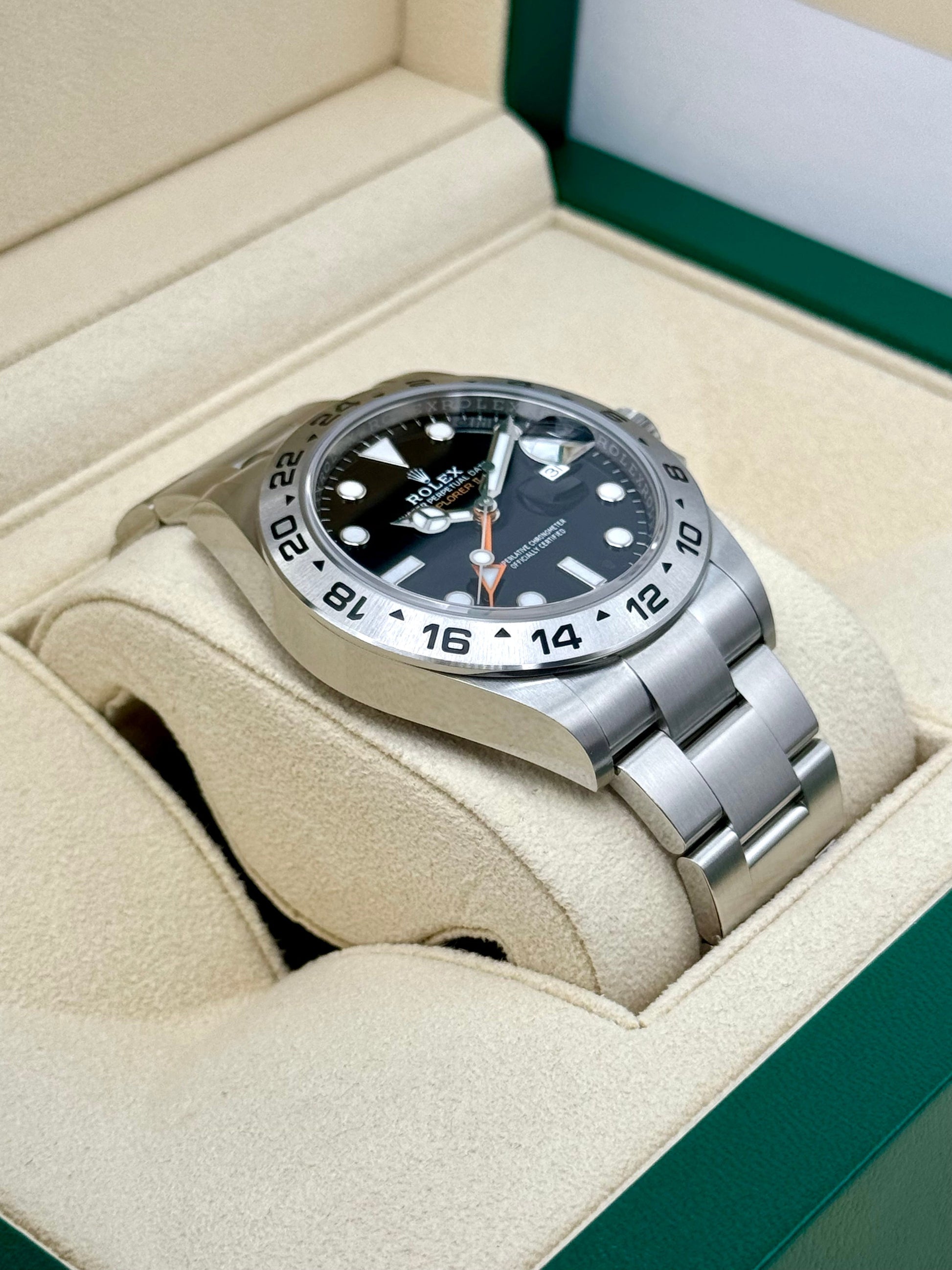 2022 Rolex Explorer II 42mm 226570 Black Dial - MyWatchLLC
