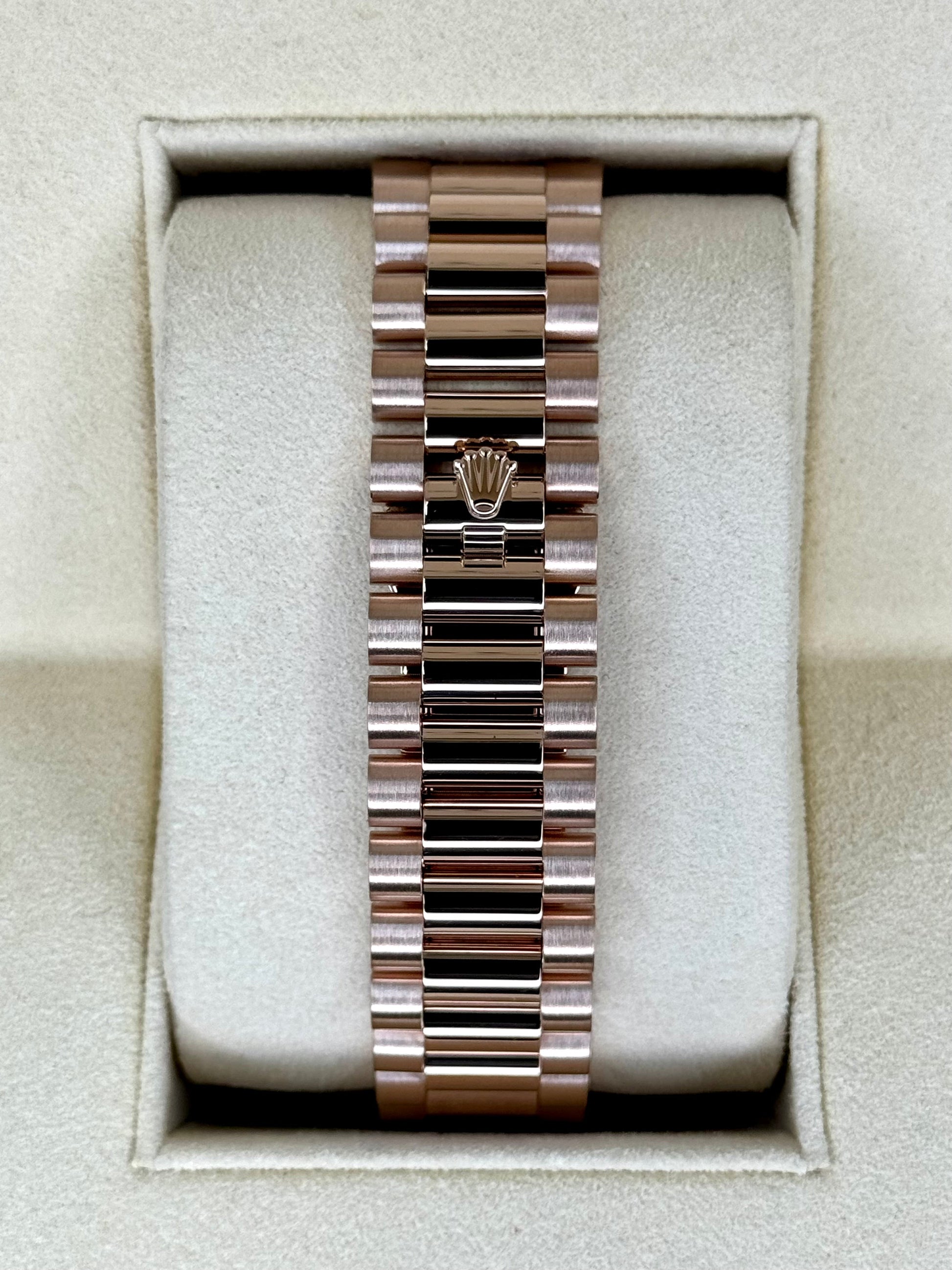 2019 Rolex Day-Date 40mm 228235 Presidential Rose Gold Olive Dial - MyWatchLLC
