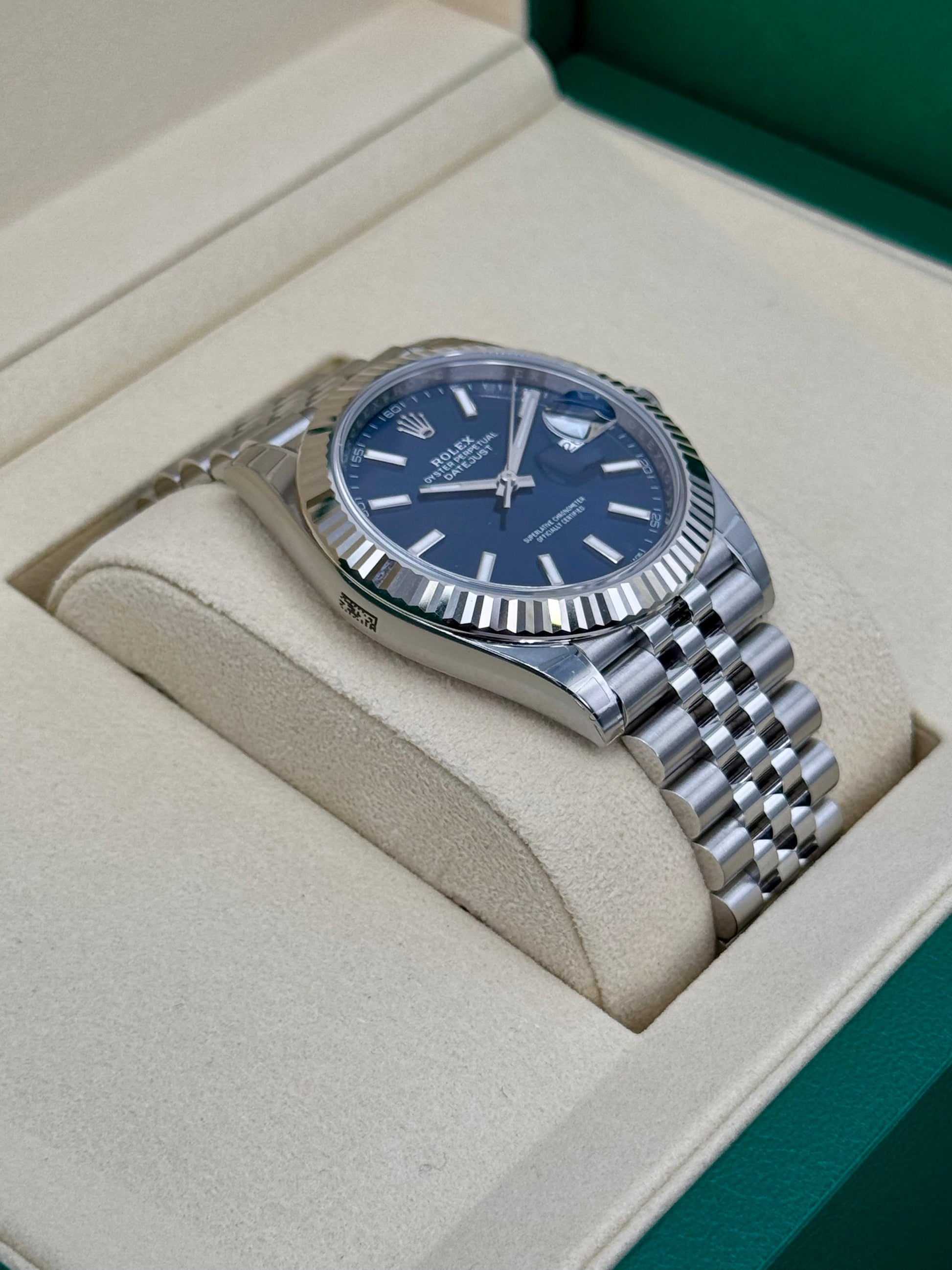 NEW 2025 Rolex Datejust 41mm 126334 Stainless Steel Jubilee Blue Dial - MyWatchLLC