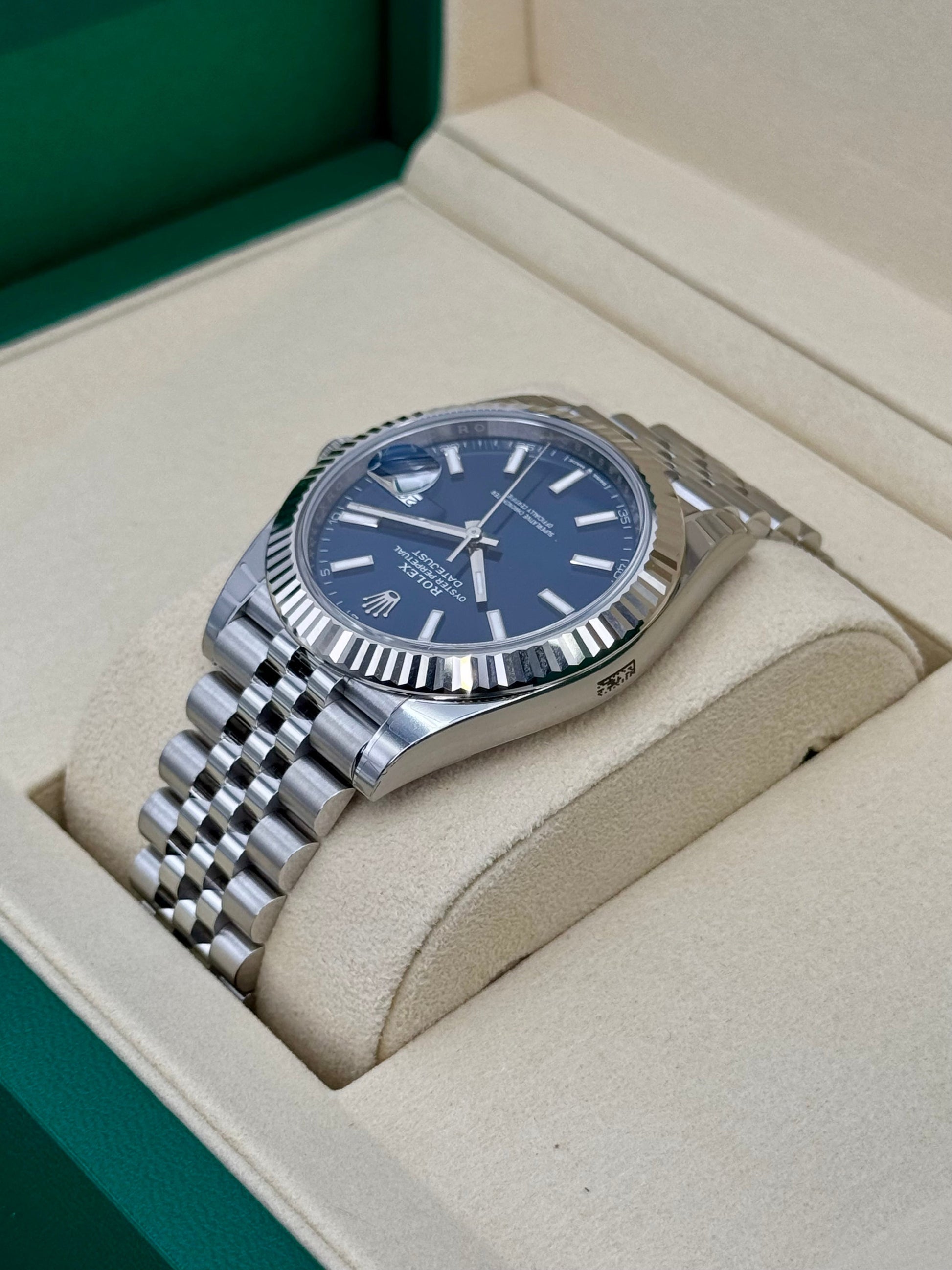 NEW 2025 Rolex Datejust 41mm 126334 Stainless Steel Jubilee Blue Dial - MyWatchLLC