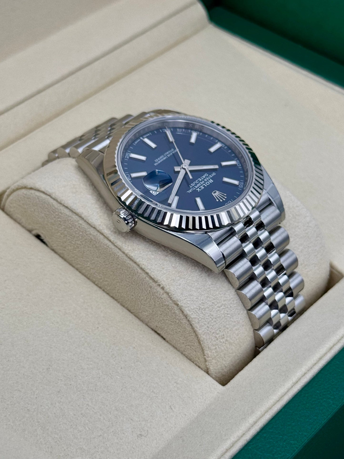 NEW 2025 Rolex Datejust 41mm 126334 Stainless Steel Jubilee Blue Dial - MyWatchLLC