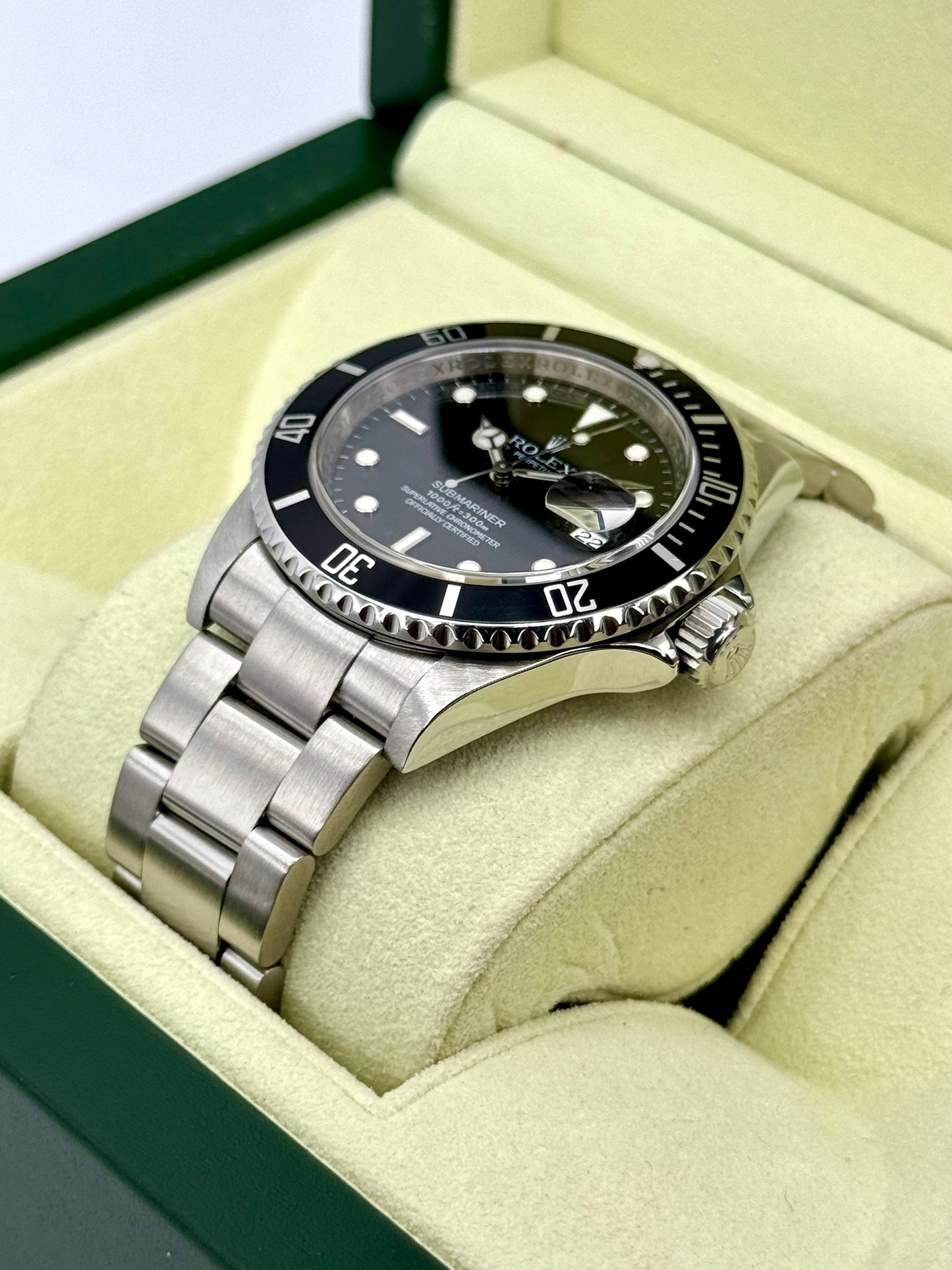 2010 Rolex Submariner Date 40mm 16610 Stainless Steel Black Dial - MyWatchLLC