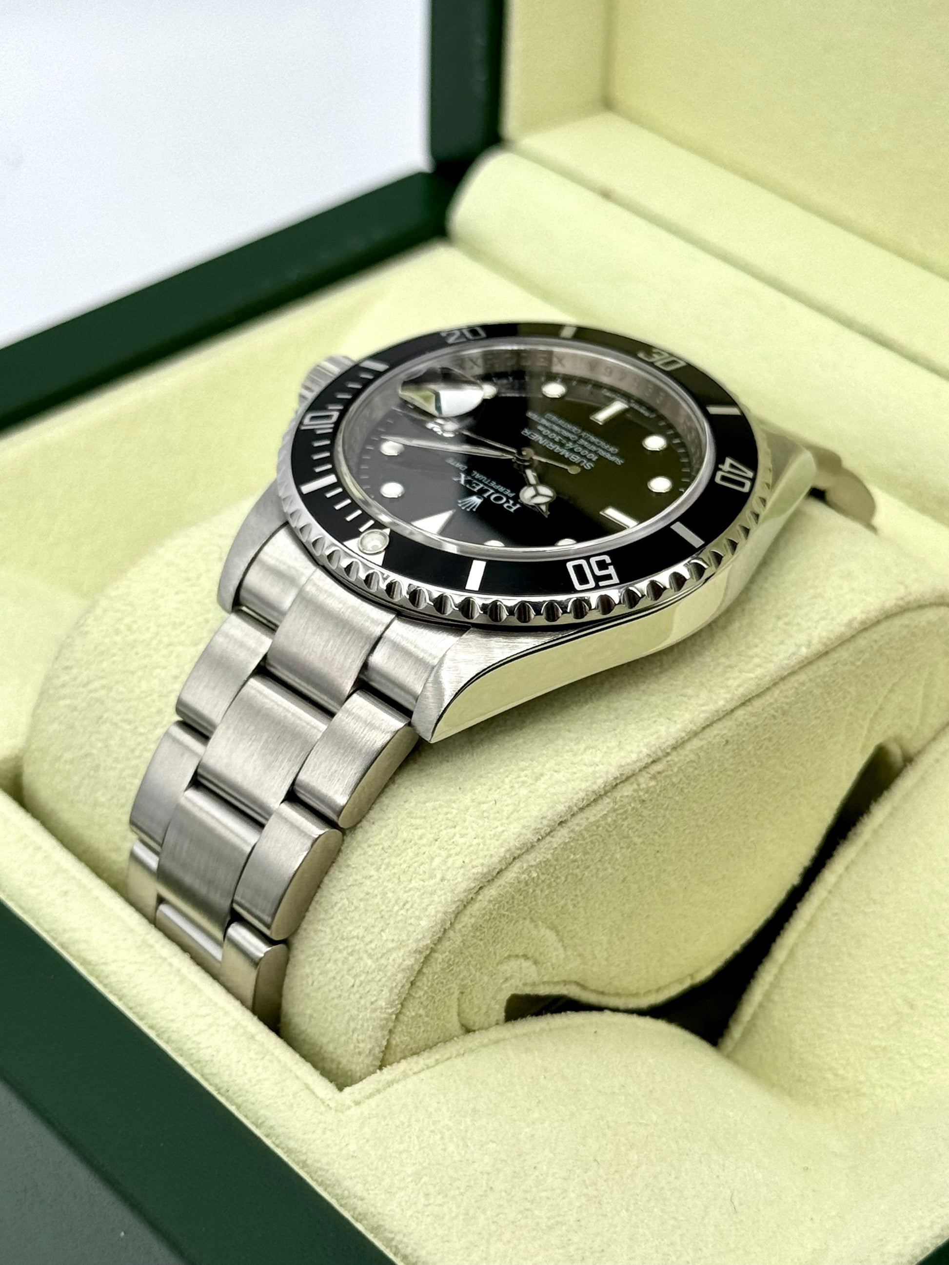 2010 Rolex Submariner Date 40mm 16610 Stainless Steel Black Dial - MyWatchLLC
