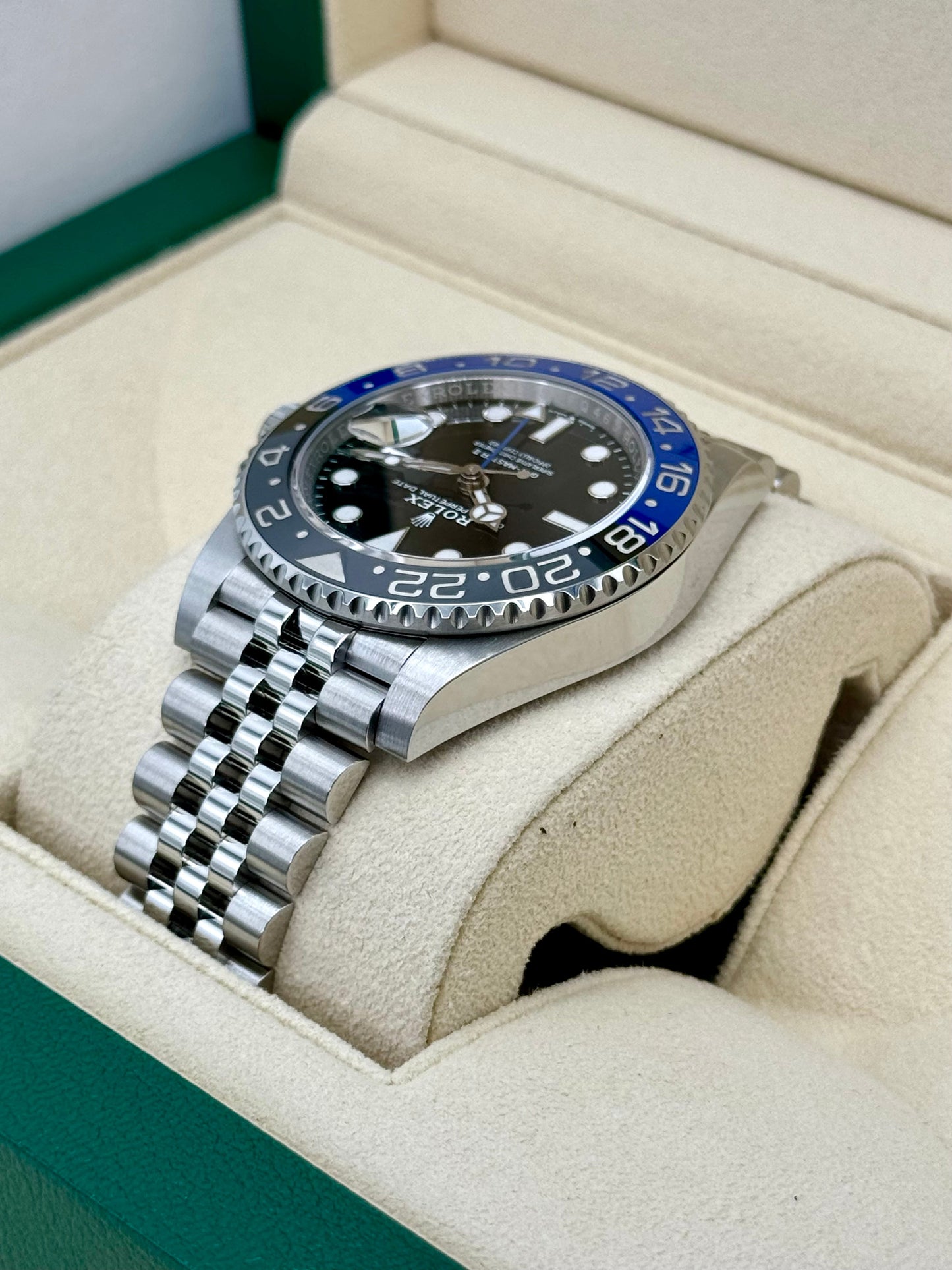 2022 Rolex GMT-Master II "Batgirl" 40mm 126710BLNR Jubilee Black Dial - MyWatchLLC