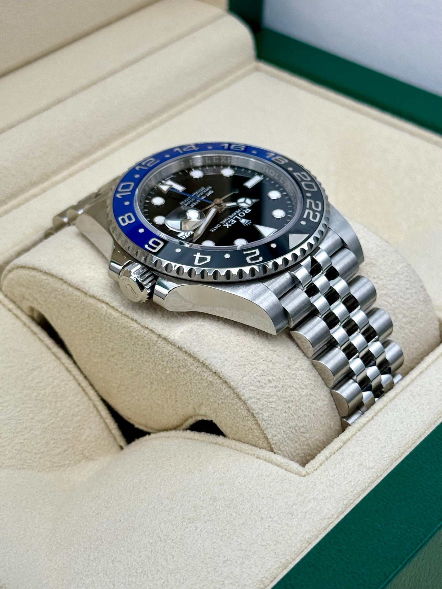 2022 Rolex GMT-Master II "Batgirl" 40mm 126710BLNR Jubilee Black Dial - MyWatchLLC