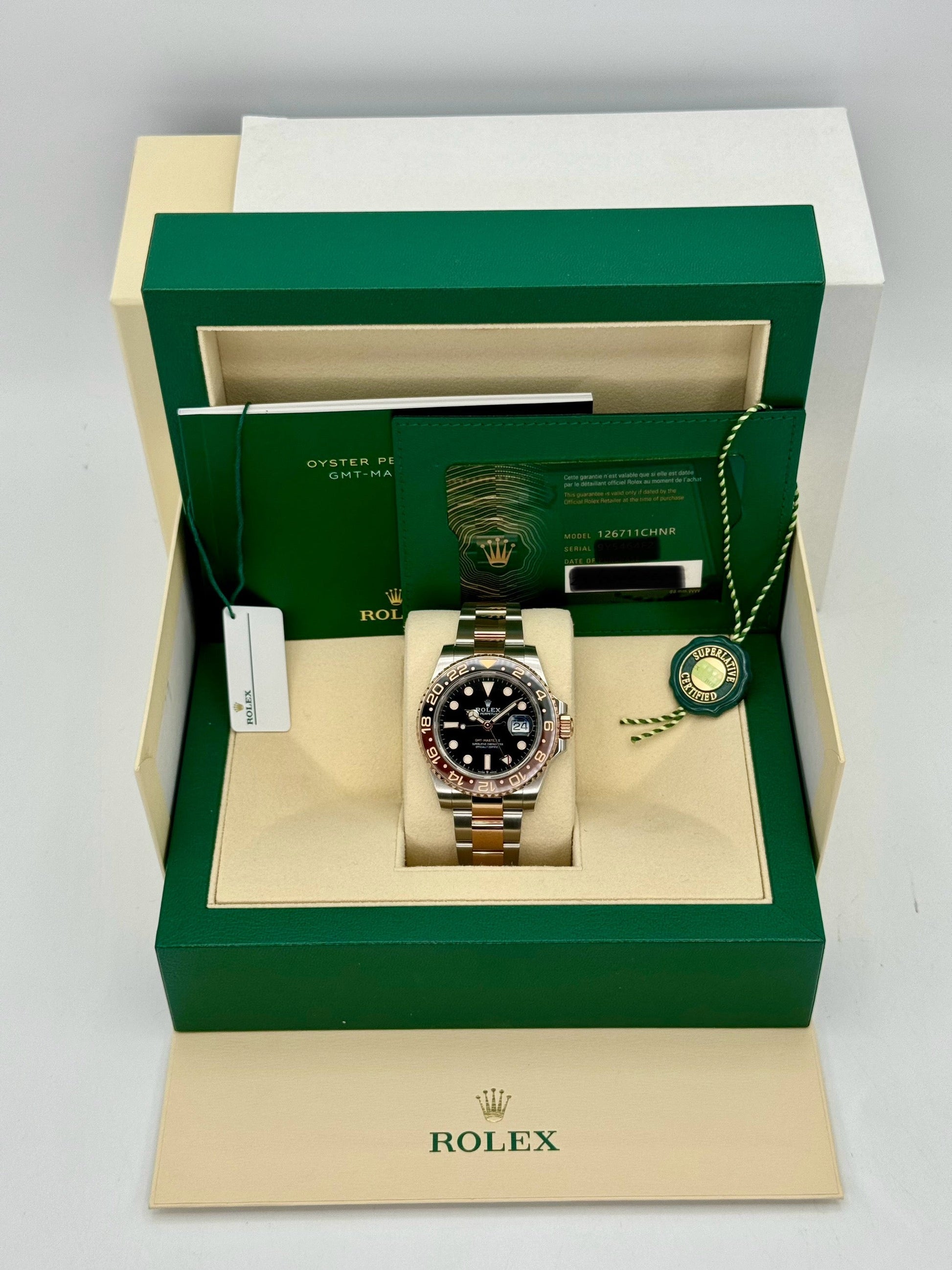 2021 Rolex GMT-Master II  "Rootbeer" 40mm 126711CHNR Two-Tone - MyWatchLLC