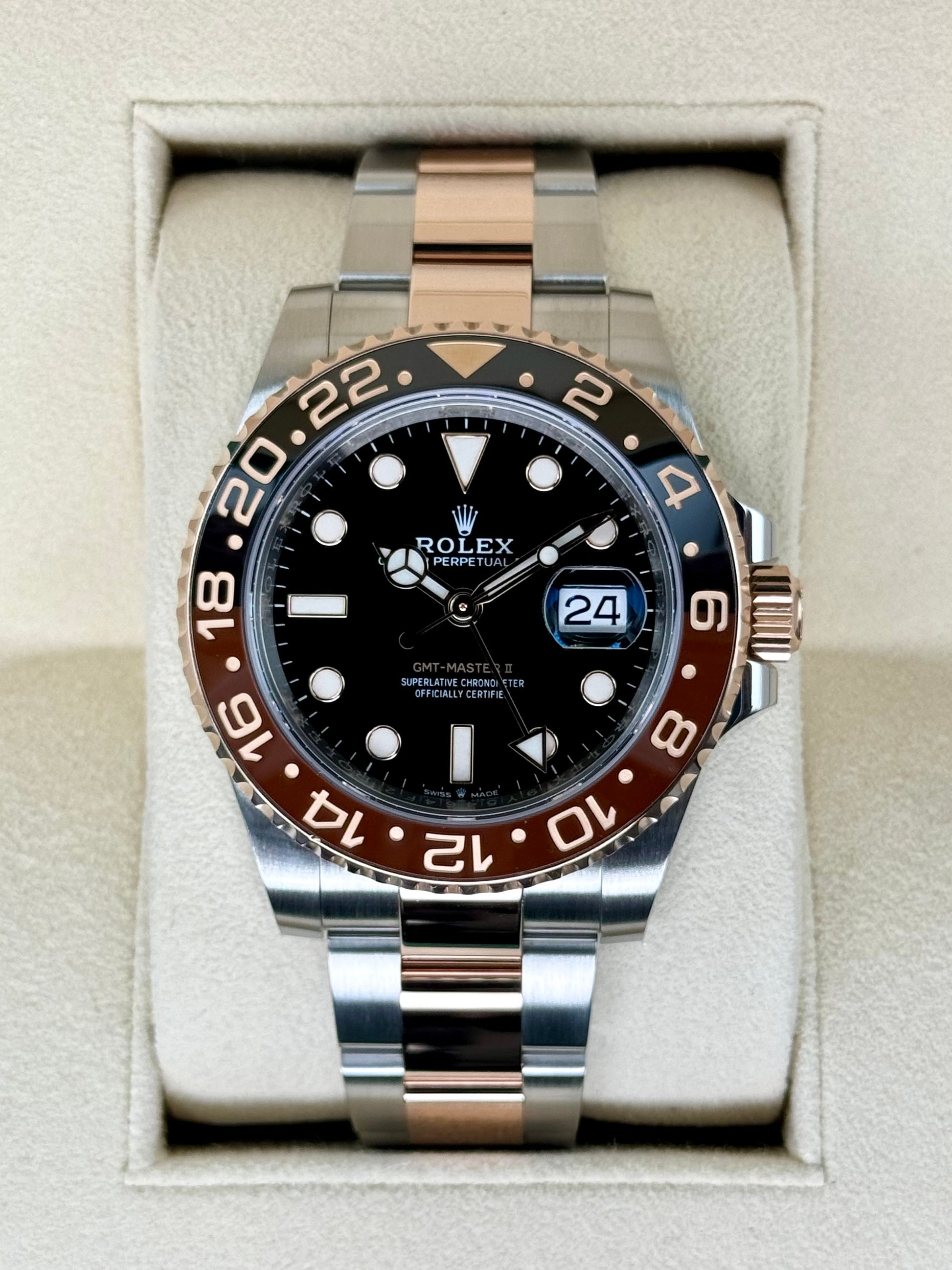 2021 Rolex GMT-Master II  "Rootbeer" 40mm 126711CHNR Two-Tone - MyWatchLLC