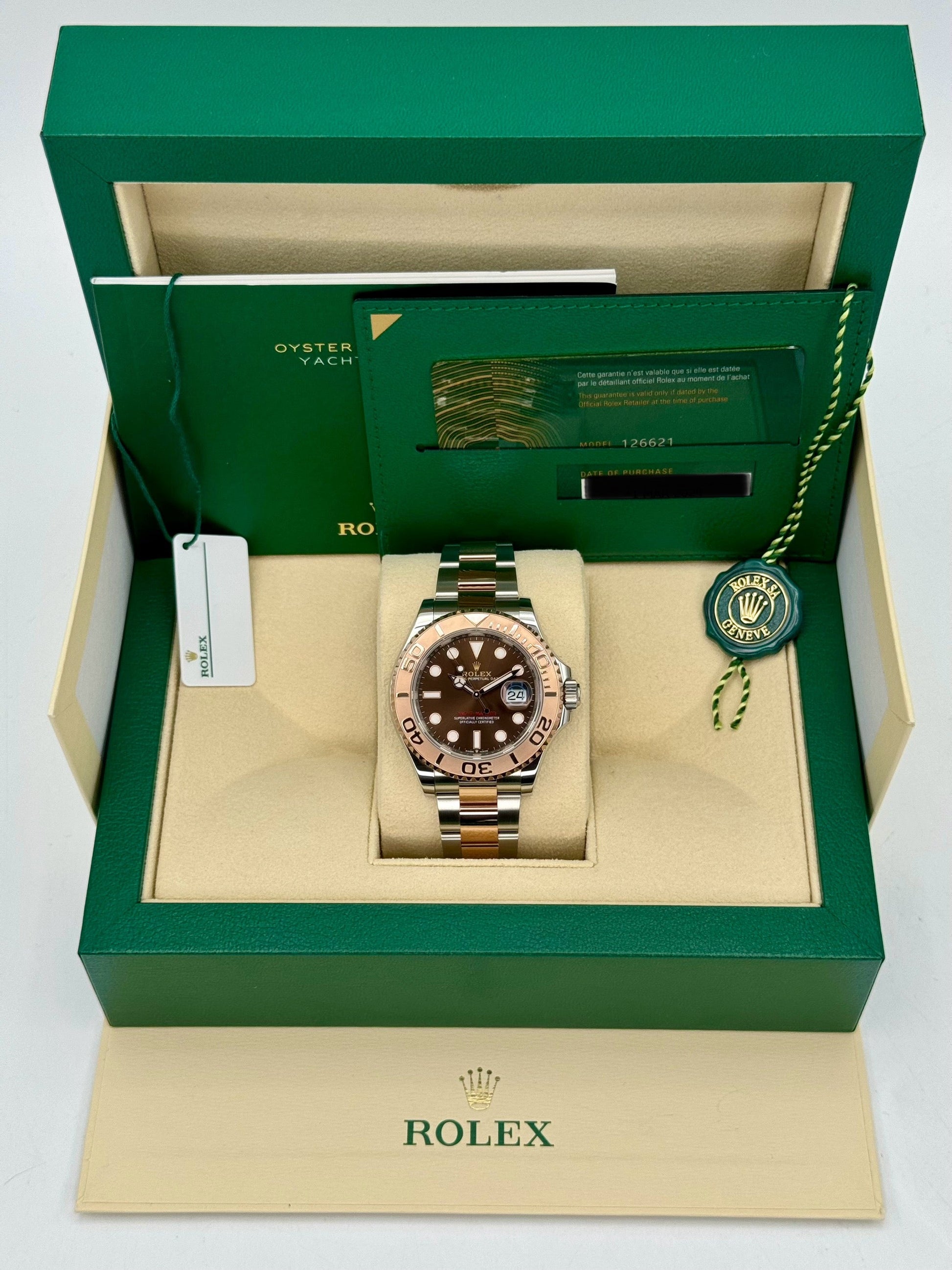 2024 Rolex Yacht-Master 40mm 126621 Two-Tone Chocolate Dial - MyWatchLLC