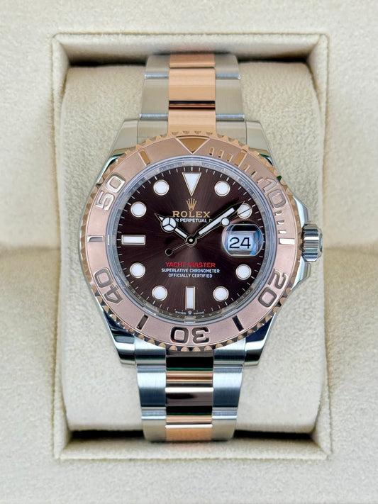 2024 Rolex Yacht-Master 40mm 126621 Two-Tone Chocolate Dial - MyWatchLLC