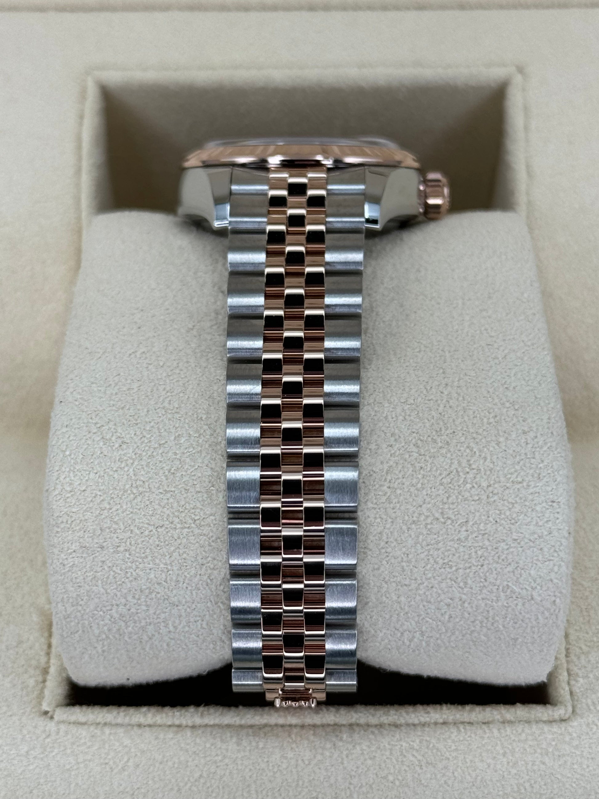 NEW 2023 Rolex Lady-Datejust 28mm 279171 Two-Tone Jubilee White Dial - MyWatchLLC