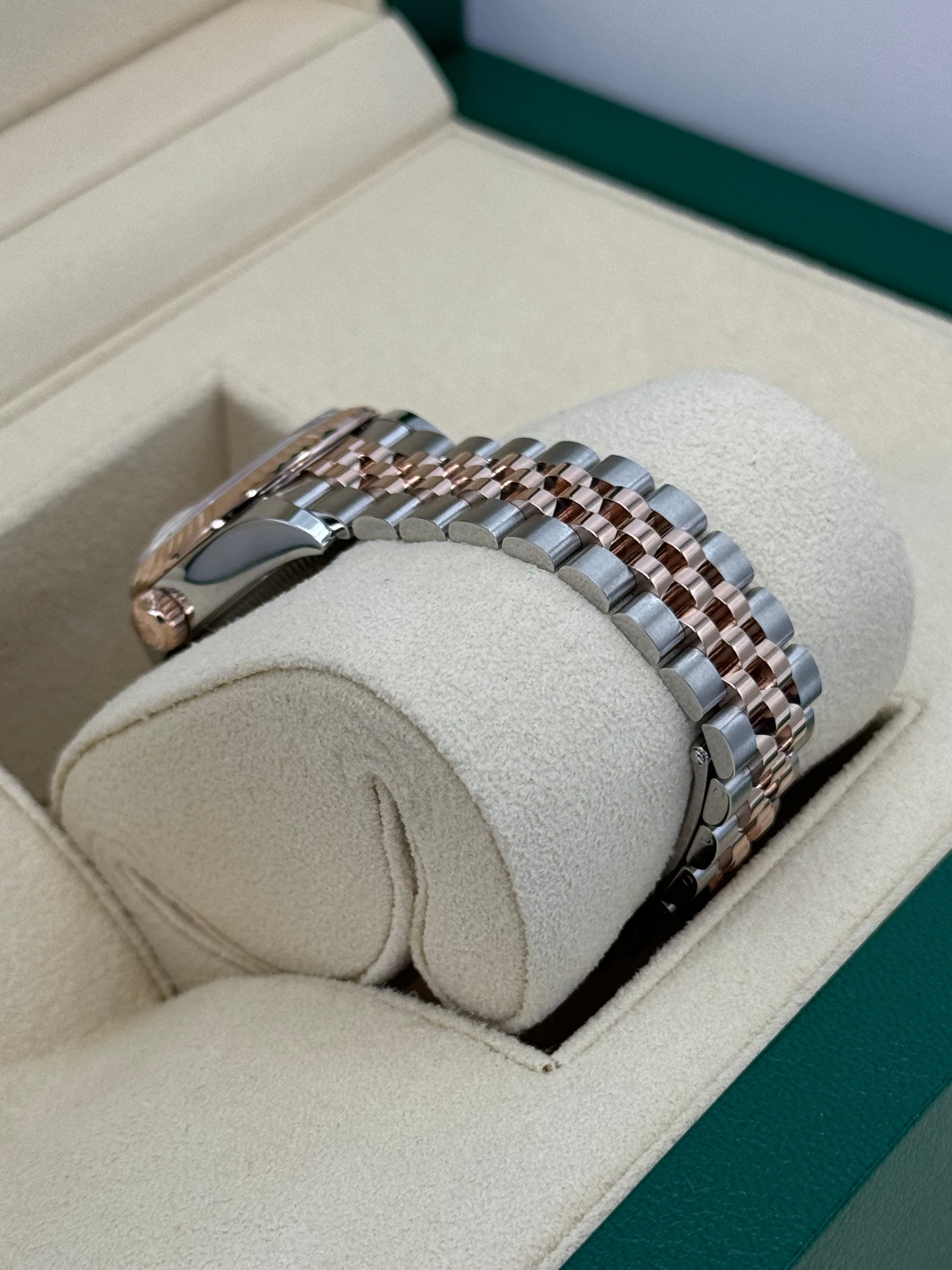 NEW 2023 Rolex Lady-Datejust 28mm 279171 Two-Tone Jubilee White Dial - MyWatchLLC