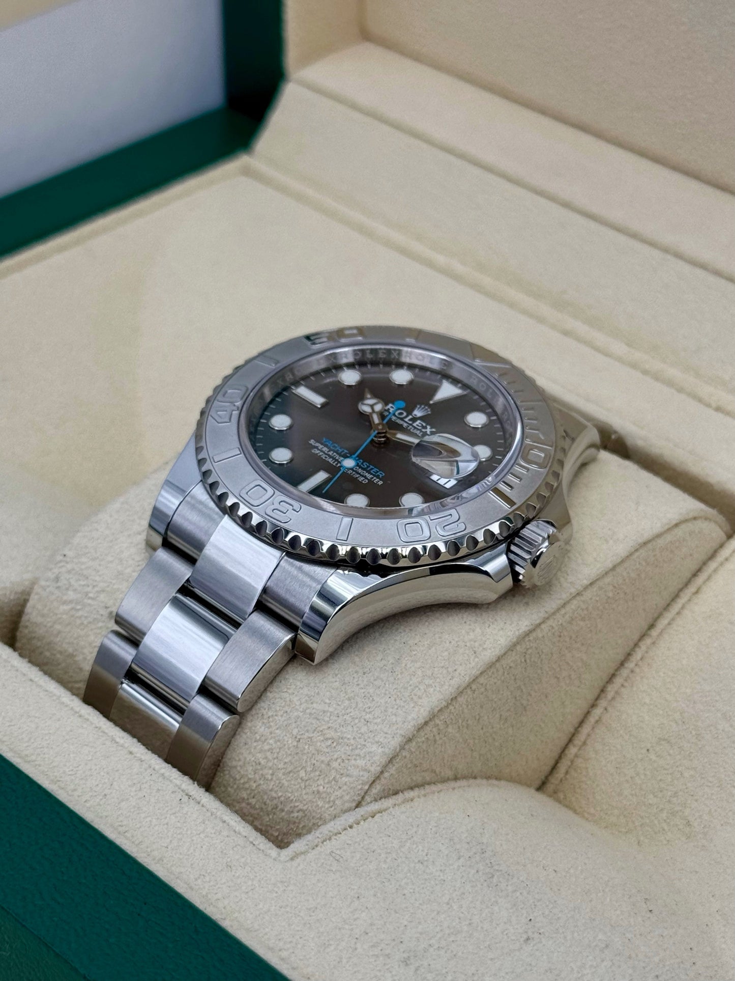 NEW 2021 Rolex Yacht-Master 40mm 126622 Stainless Steel Slate Dial - MyWatchLLC