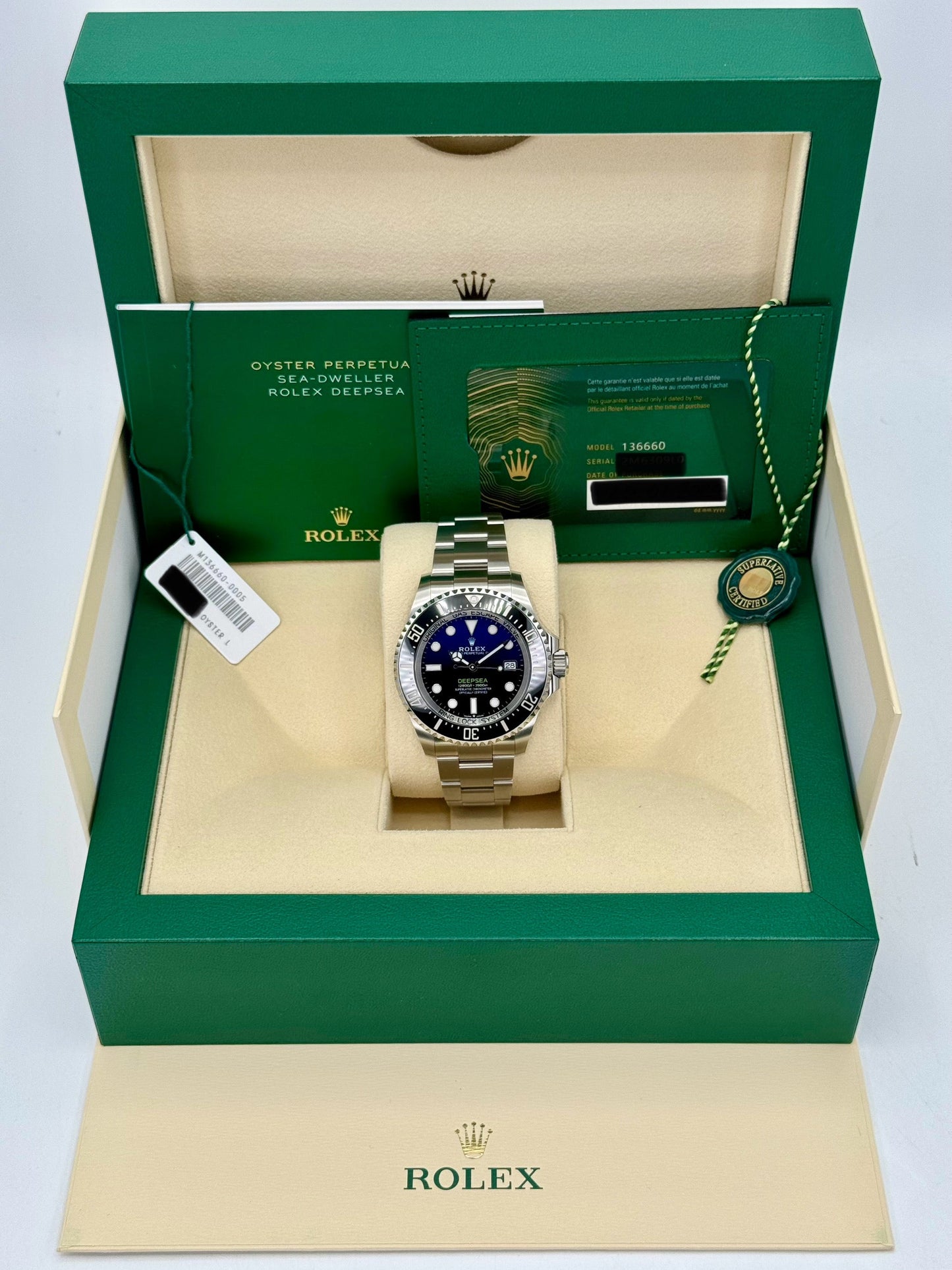 NEW 2024 Rolex Deepsea James Cameron 44mm 136660 Blue Dial - MyWatchLLC