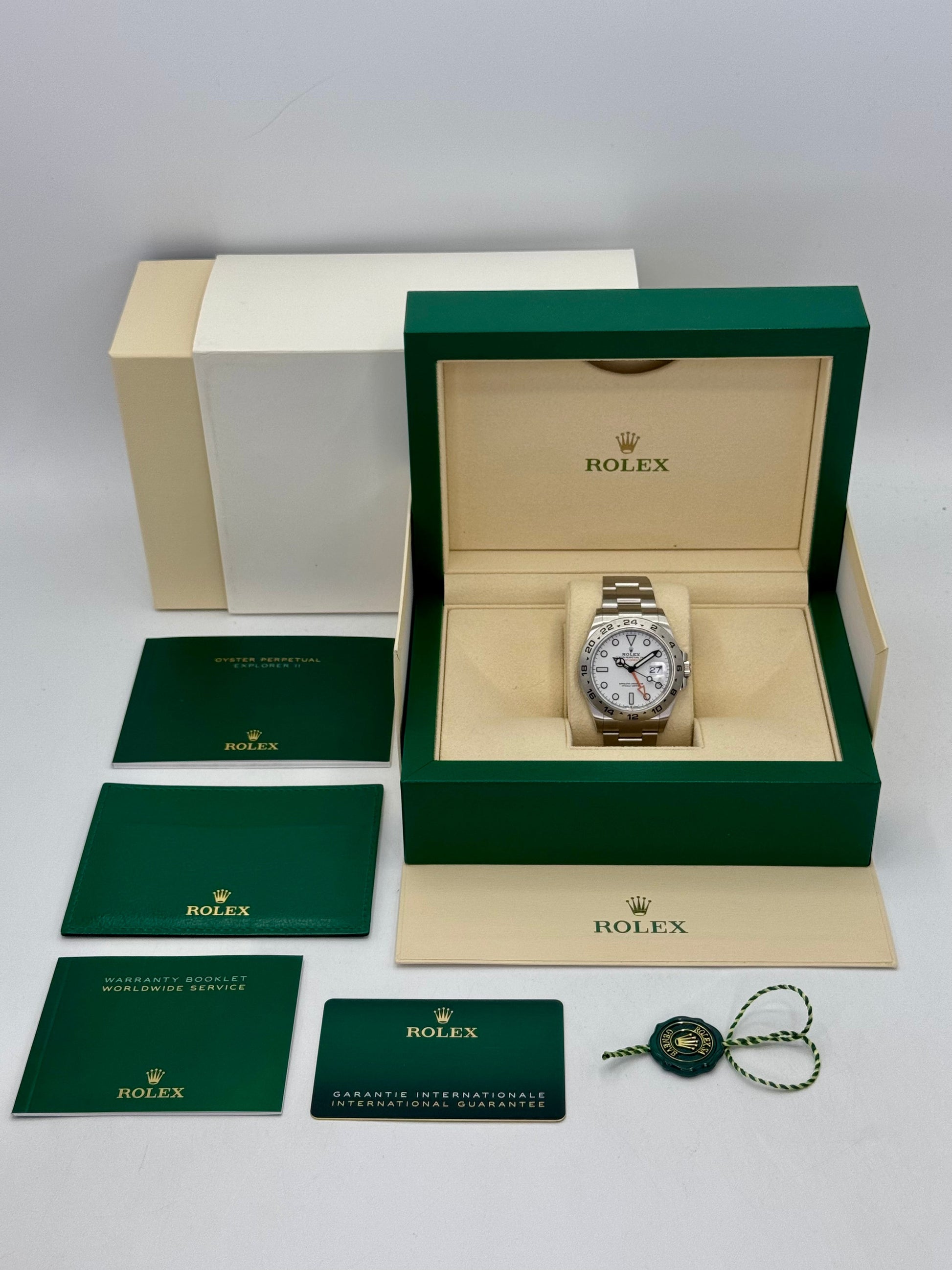 2022 Rolex Explorer II 42mm 226570 Polar White Dial - MyWatchLLC