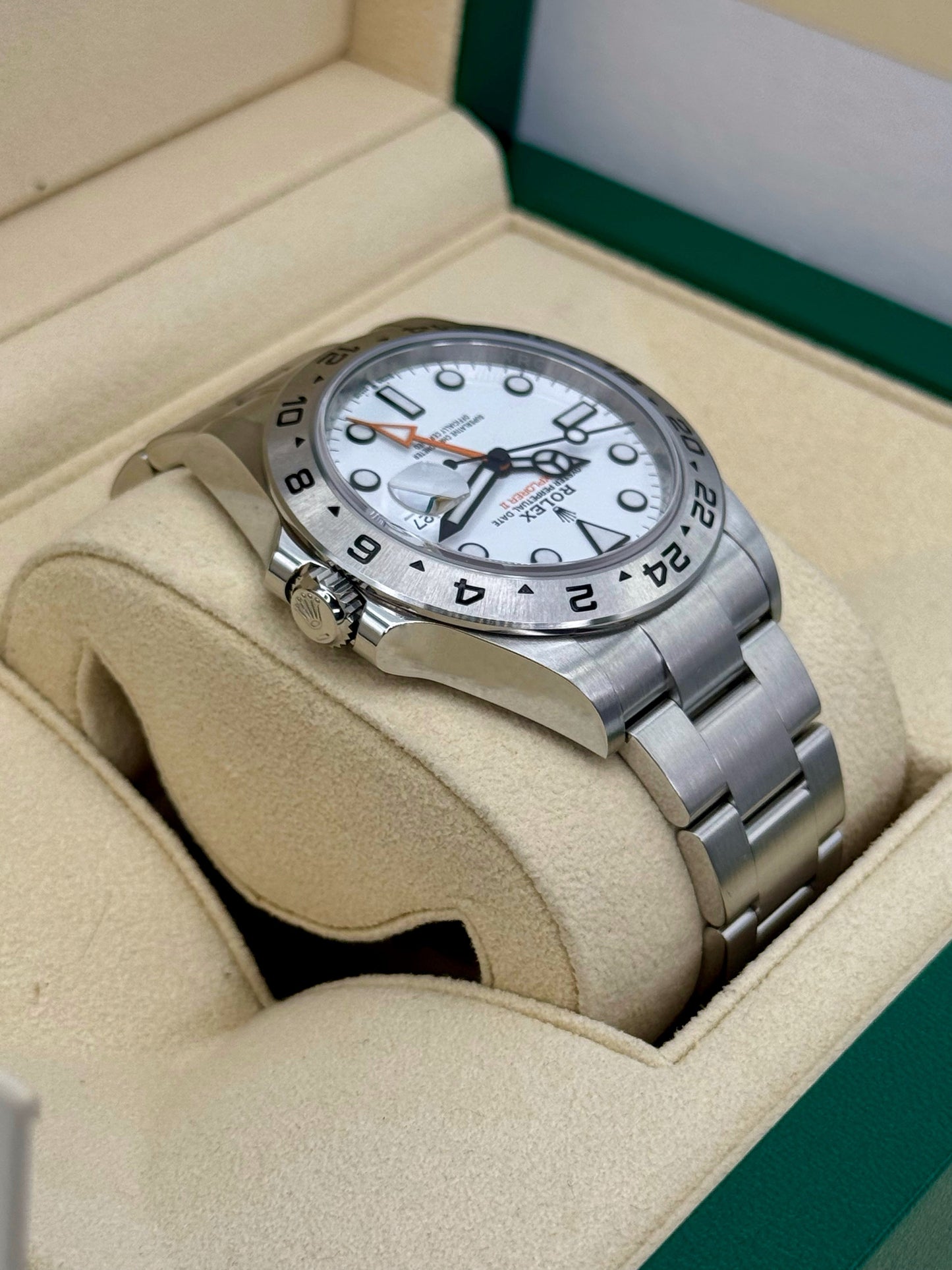 2022 Rolex Explorer II 42mm 226570 Polar White Dial - MyWatchLLC