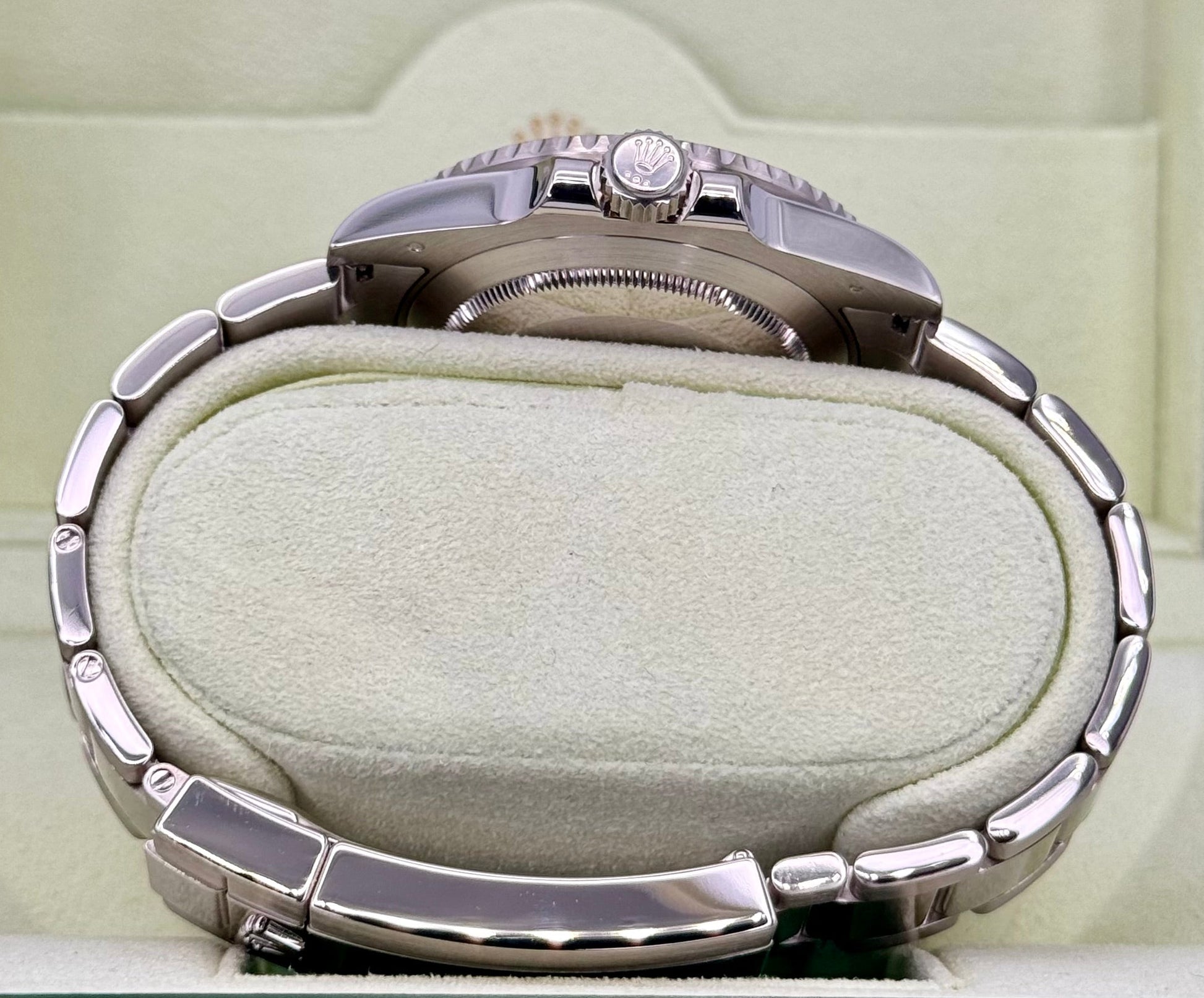 2013 Rolex Submariner Date "Smurf" 40mm 116619LB White Gold Blue Dial - MyWatchLLC