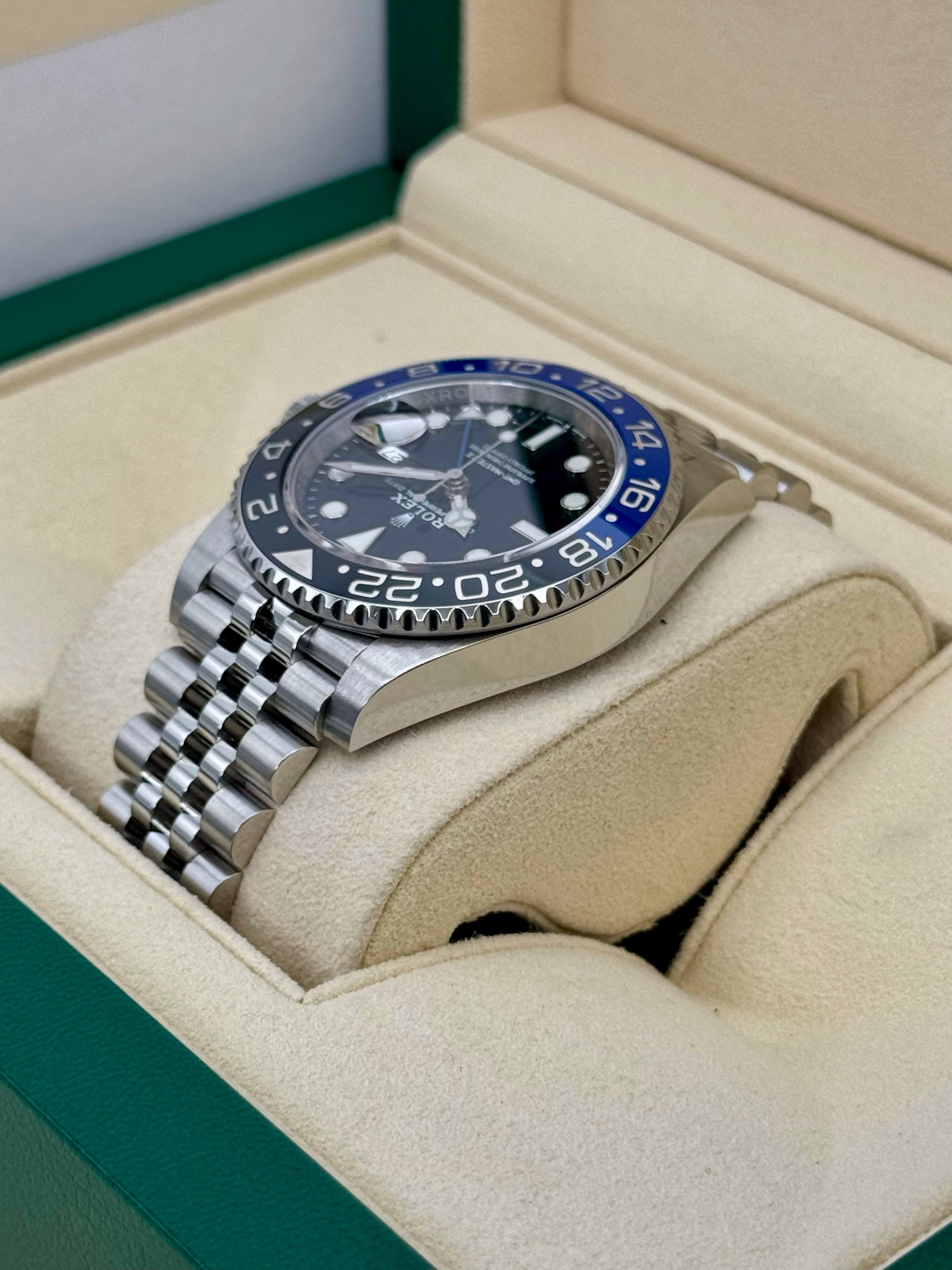 2020 Rolex GMT-Master II "Batgirl" 40mm 126710BLNR Jubilee - MyWatchLLC