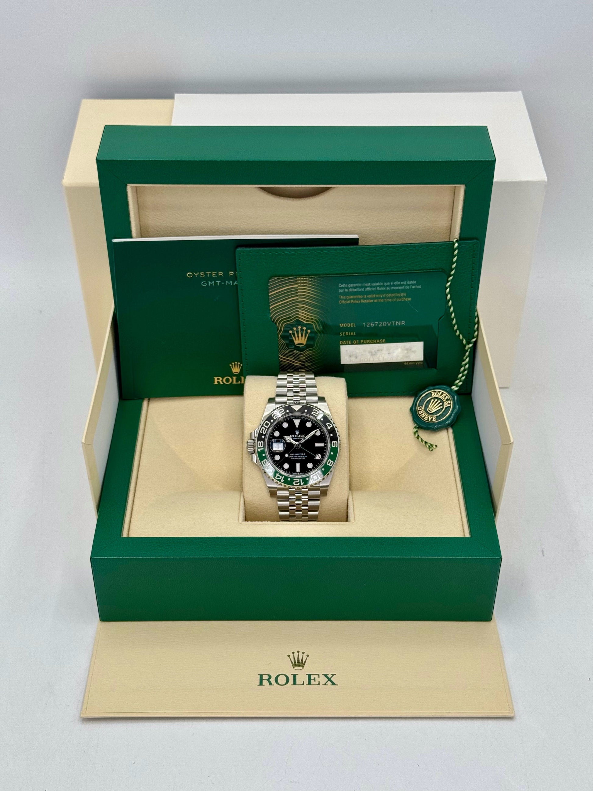 NEW 2025 Rolex GMT-Master II "Sprite" 40mm 126720VTNR Jubilee - MyWatchLLC
