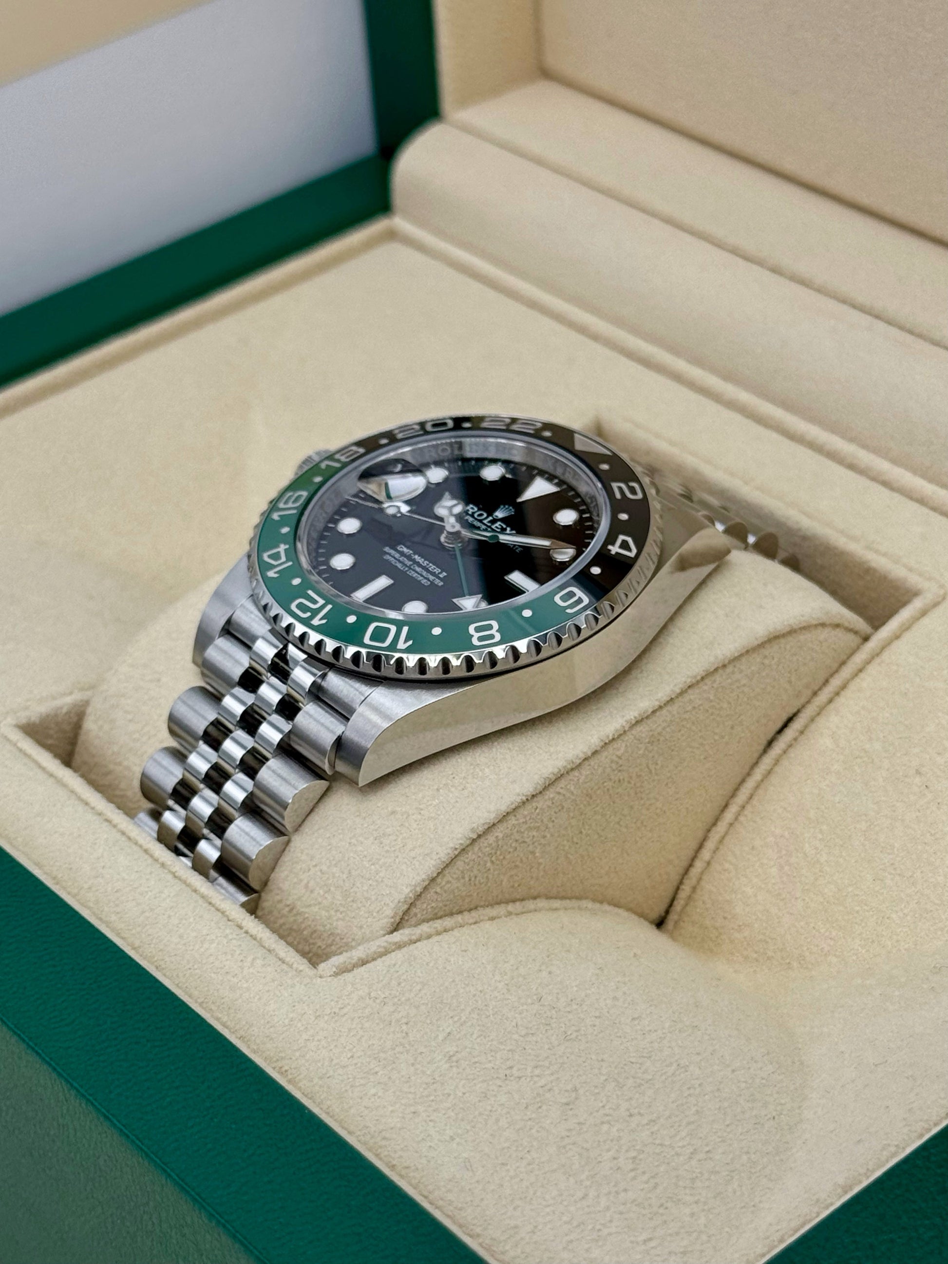 NEW 2025 Rolex GMT-Master II "Sprite" 40mm 126720VTNR Jubilee - MyWatchLLC