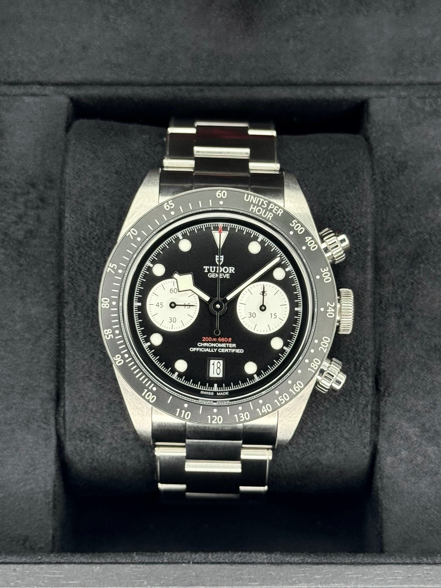 2022 Tudor Black Bay Chrono 41mm 79360N Black Dial - MyWatchLLC