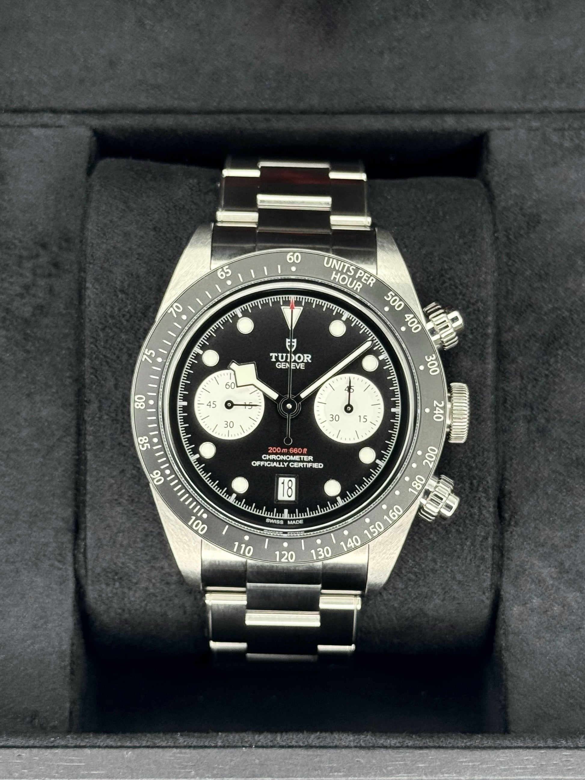 2022 Tudor Black Bay Chrono 41mm 79360N Black Dial - MyWatchLLC