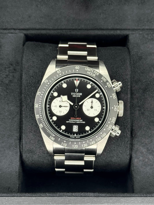 2022 Tudor Black Bay Chrono 41mm 79360N Black Dial - MyWatchLLC