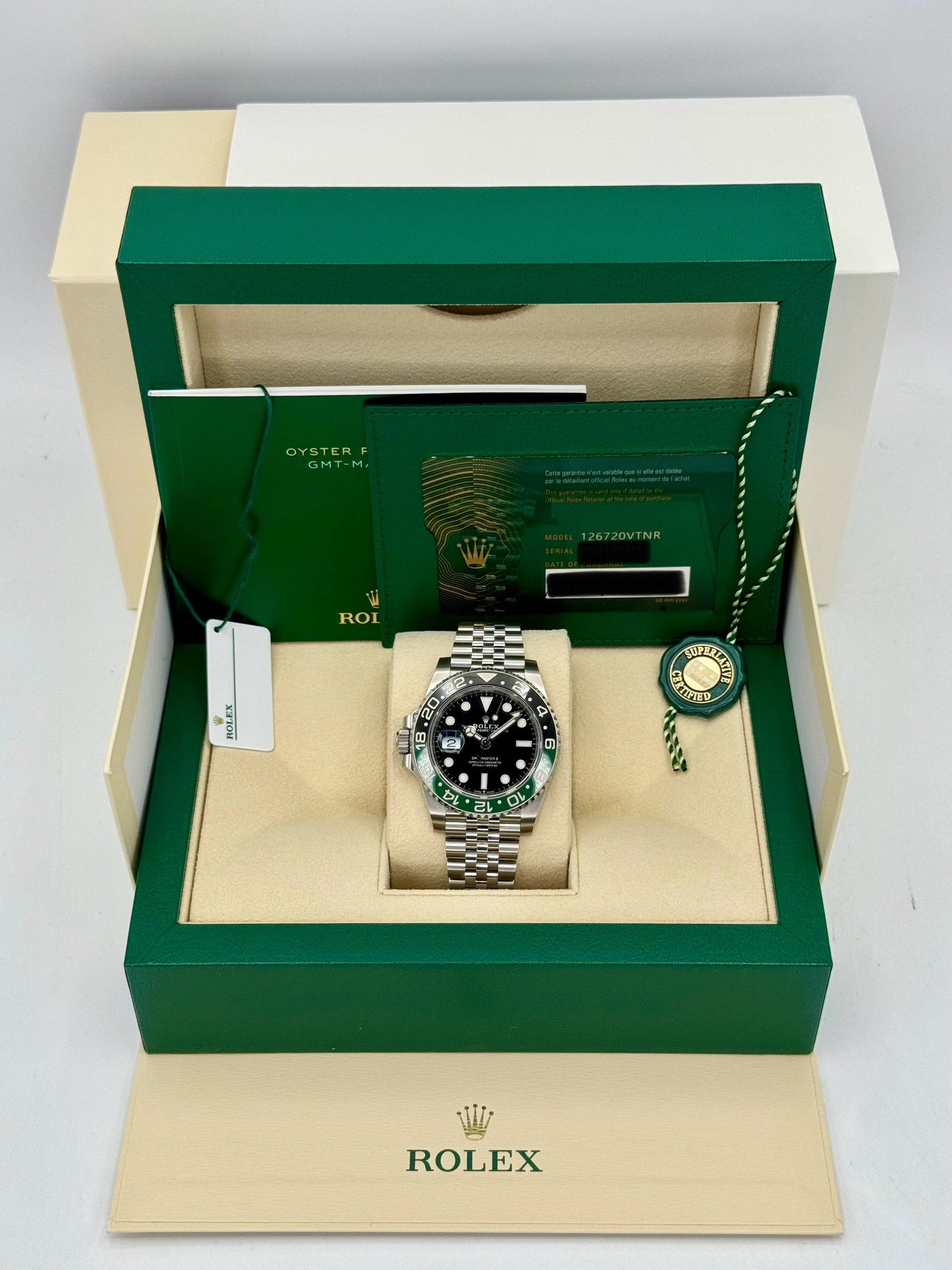 NEW 2023 Rolex GMT-Master II “Spriteâ€?40mm 126720VTNR Jubilee - MyWatchLLC